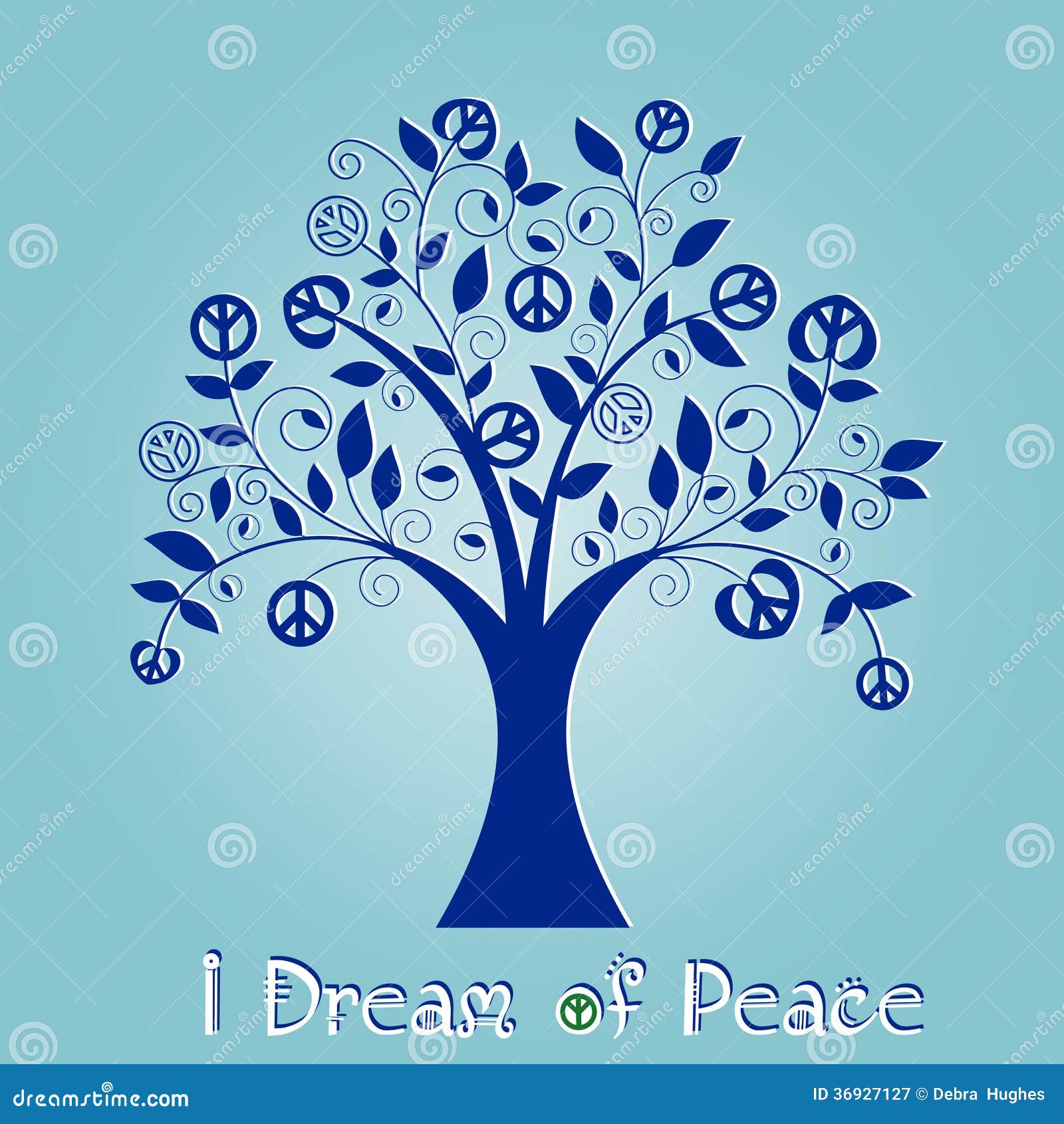 Peace Tree Drawings