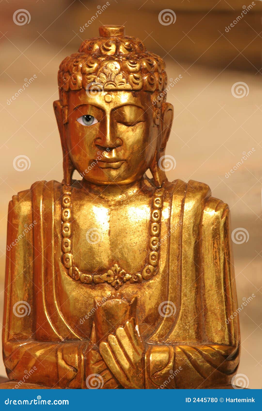 Peaceful Buddha Statue stock photo. Image of religion 2445780