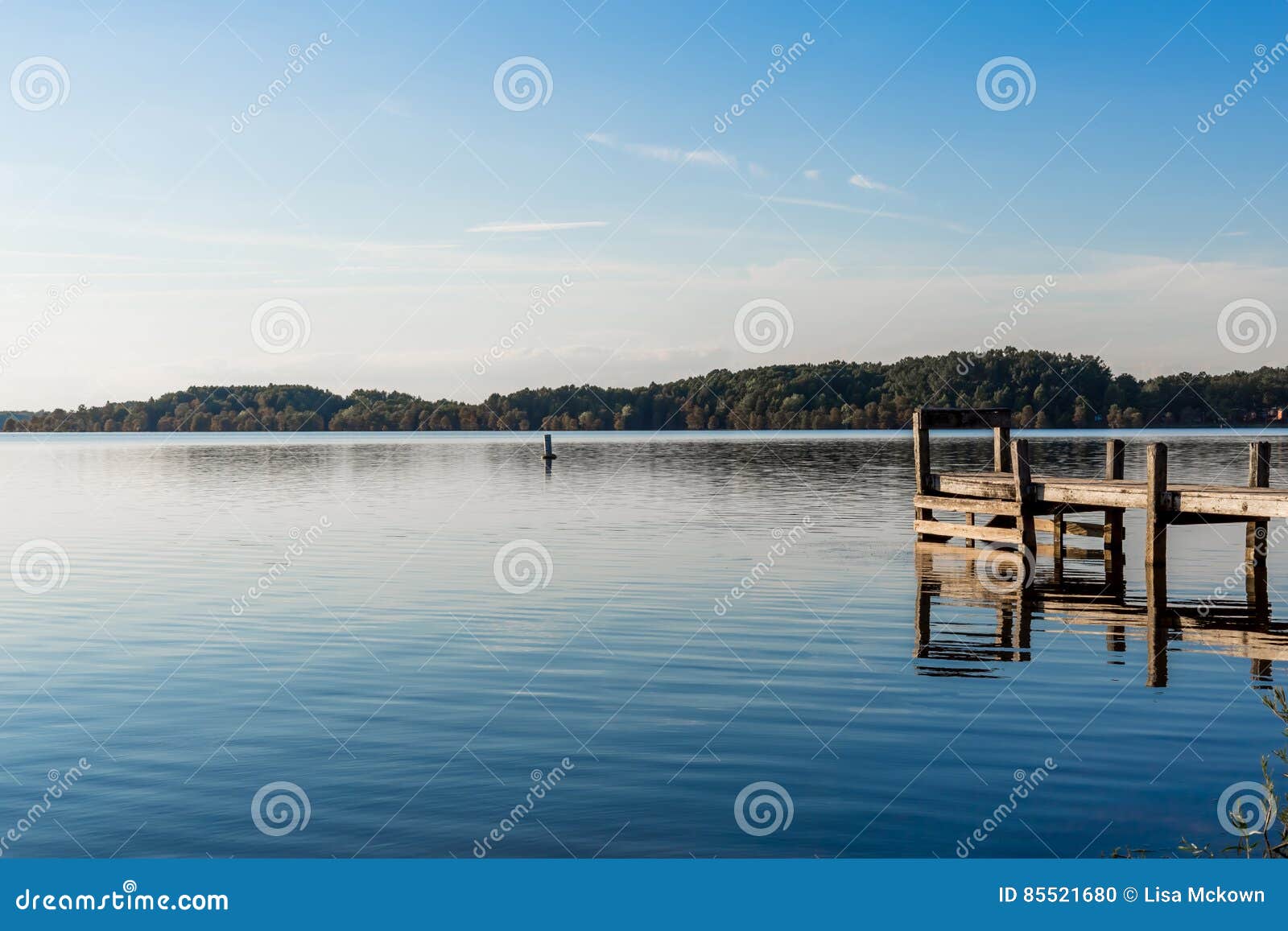 a peaceful day at a missouri lake
