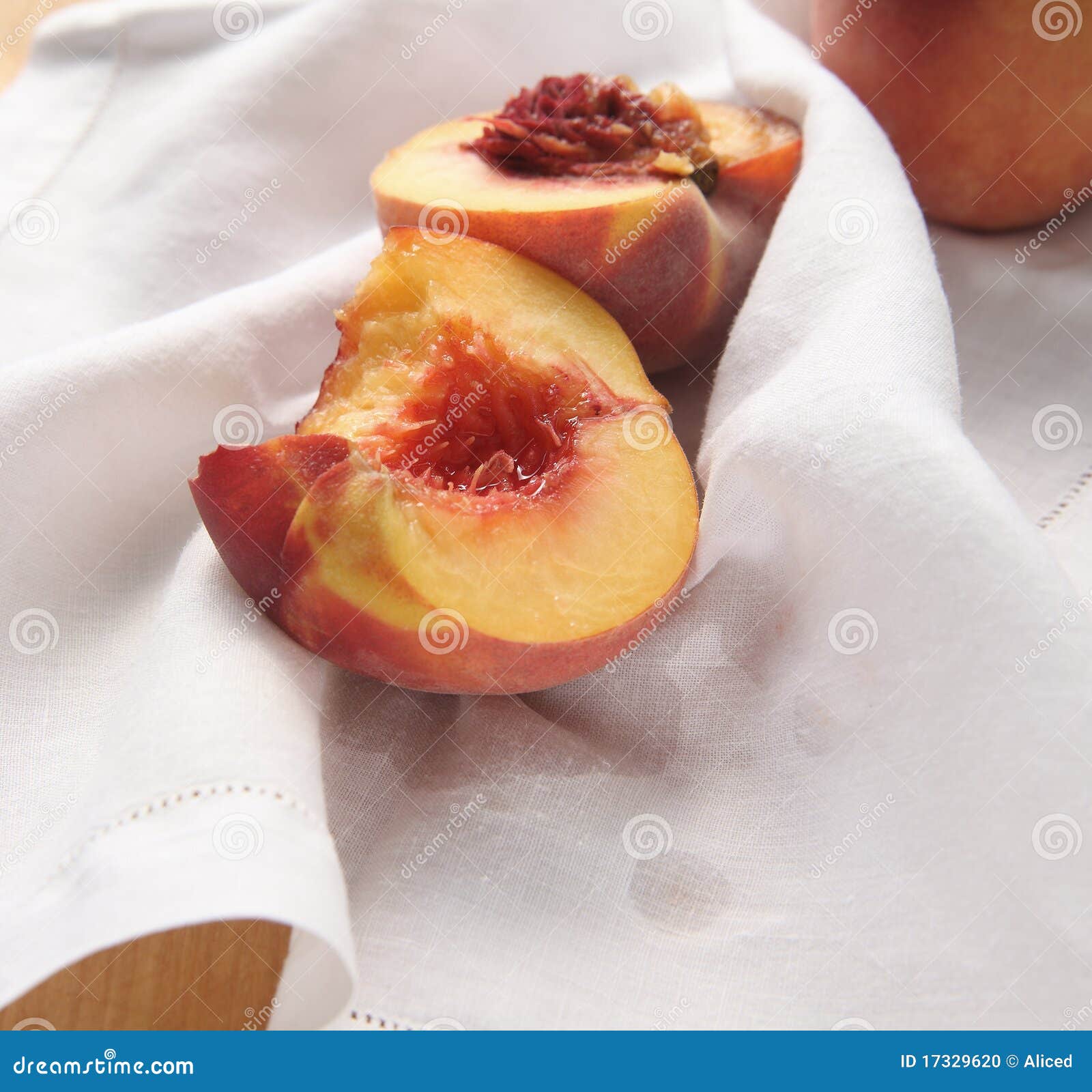 Peach half with bite taken stock photo. Image of ripe - 17329620