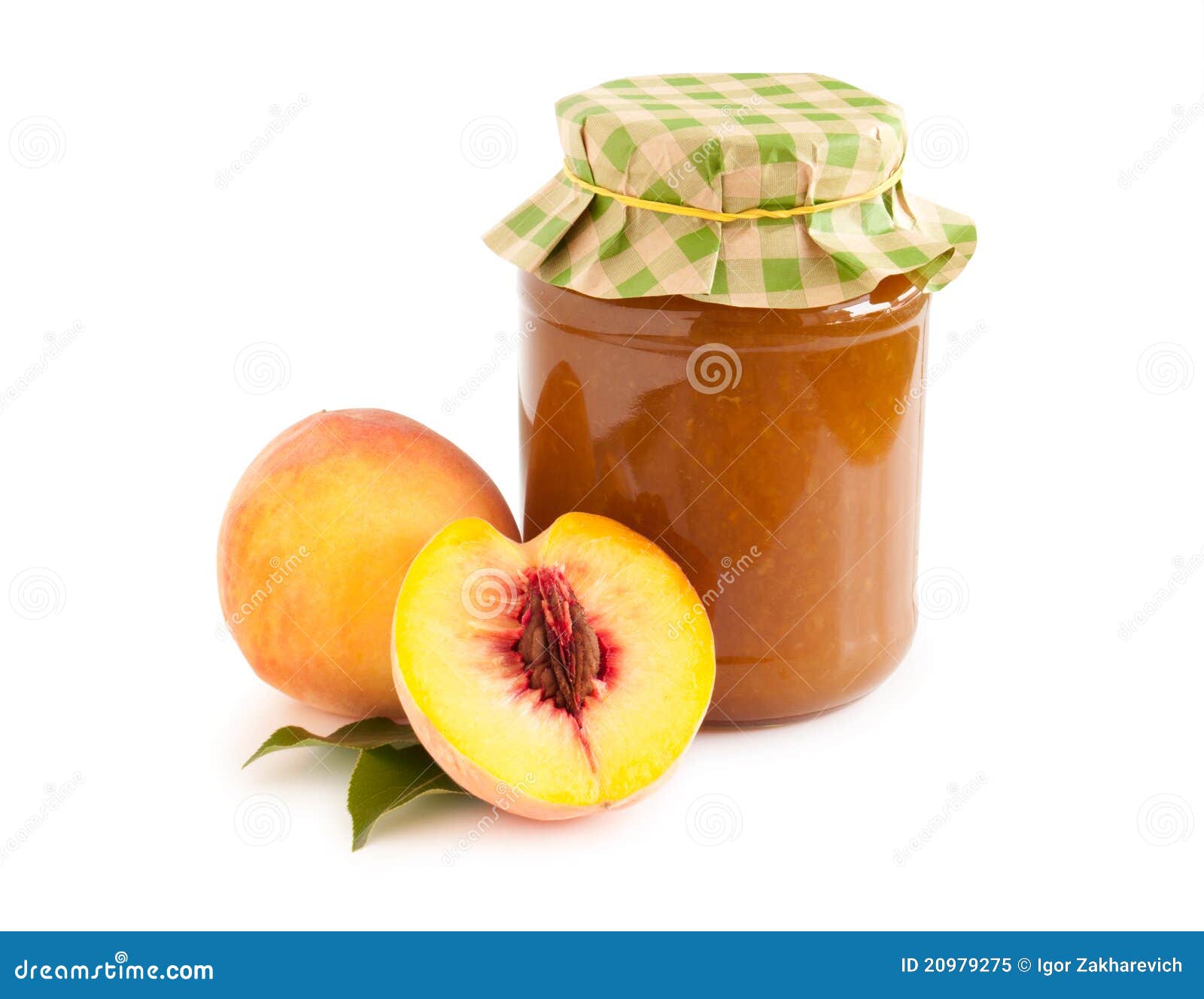 Peach Jam and Fresh Peaches Stock Image Image of gourmet, slice 20979275