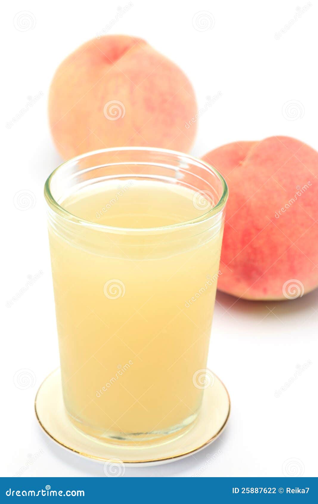 Peach juice stock photo. Image of peach, glass, back 25887622