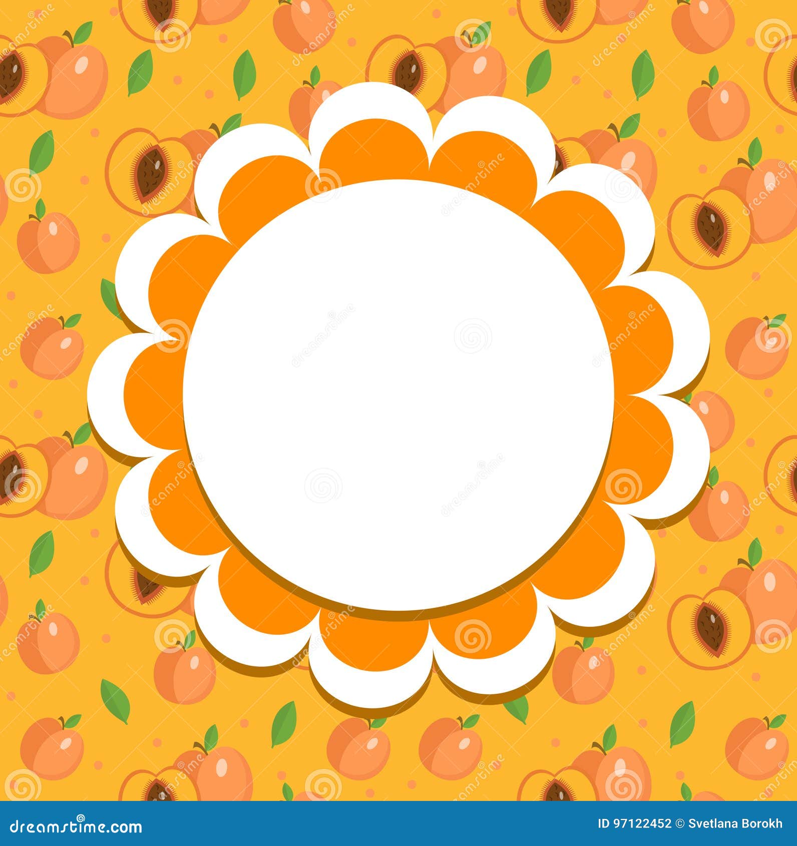 Peach Label Wrapper Template For Your Design Fruit Frame With Space For Text Vector Illustration Stock Vector Illustration Of Food Natural Peach Label Wrapper Template For Your Design Fruit Frame With Space For Text Vector Illustration Stock Vector Illustration Of Food Natural