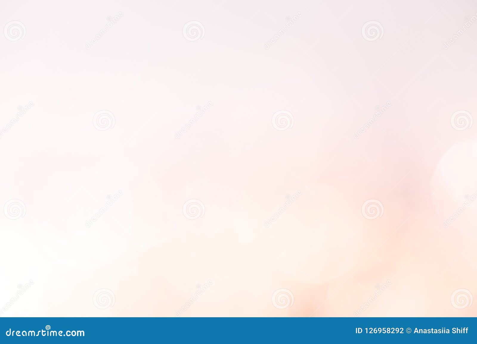 Peach and Light Blue Bokeh Lights Abstract Background. Space for Text.  Stock Photo - Image of blurred, color: 126958292