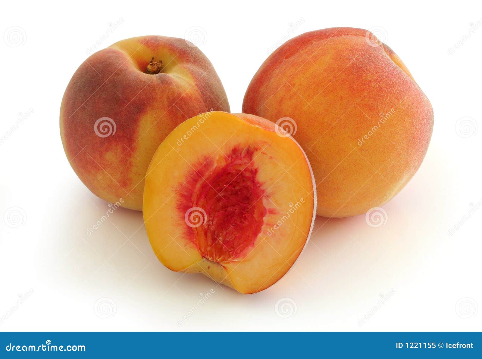 Peaches stock image. Image of food, summer, closeup, vitamin 1221155
