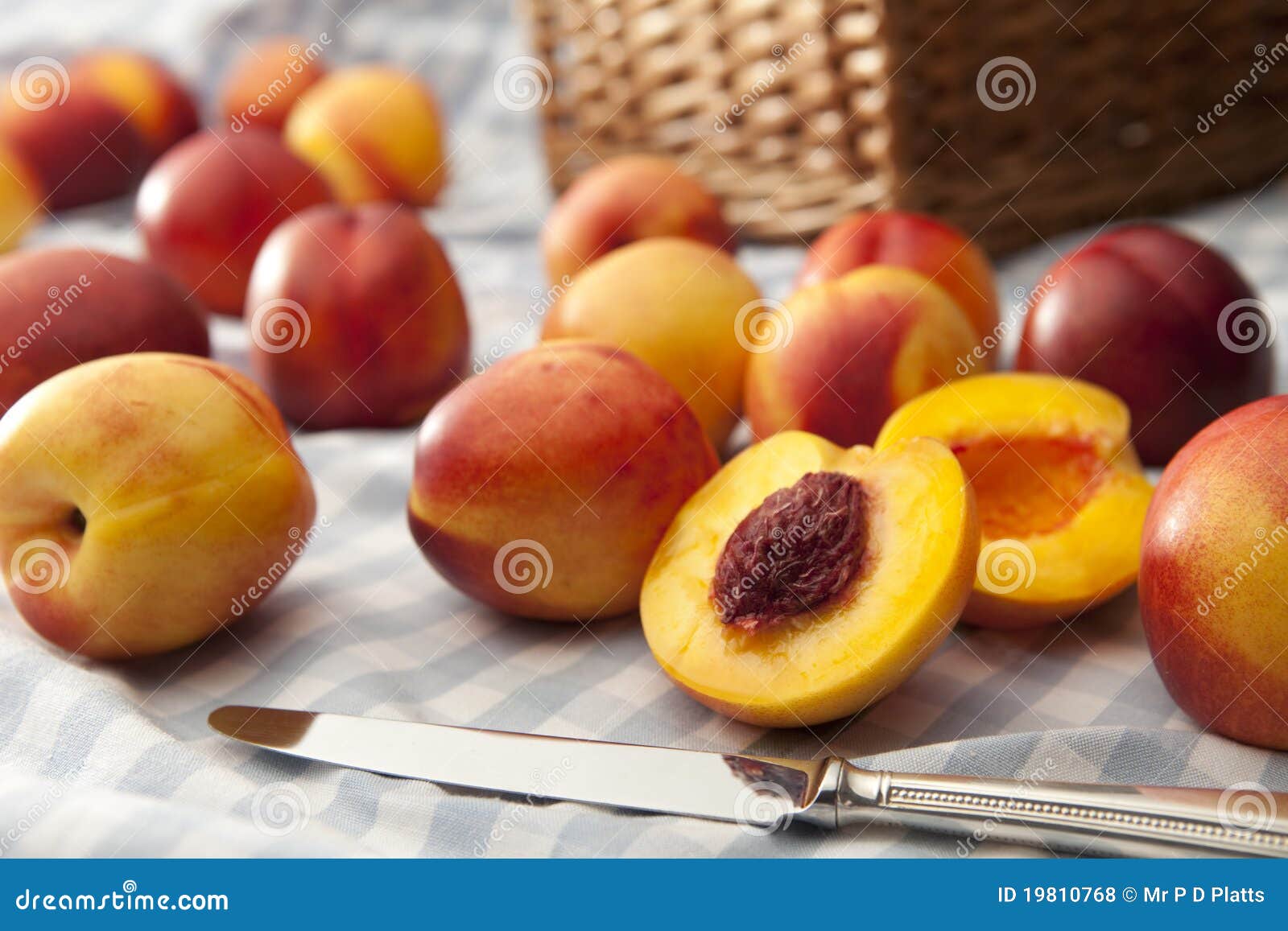 Peaches stock photo. Image of orange, vitamin, fruit 19810768