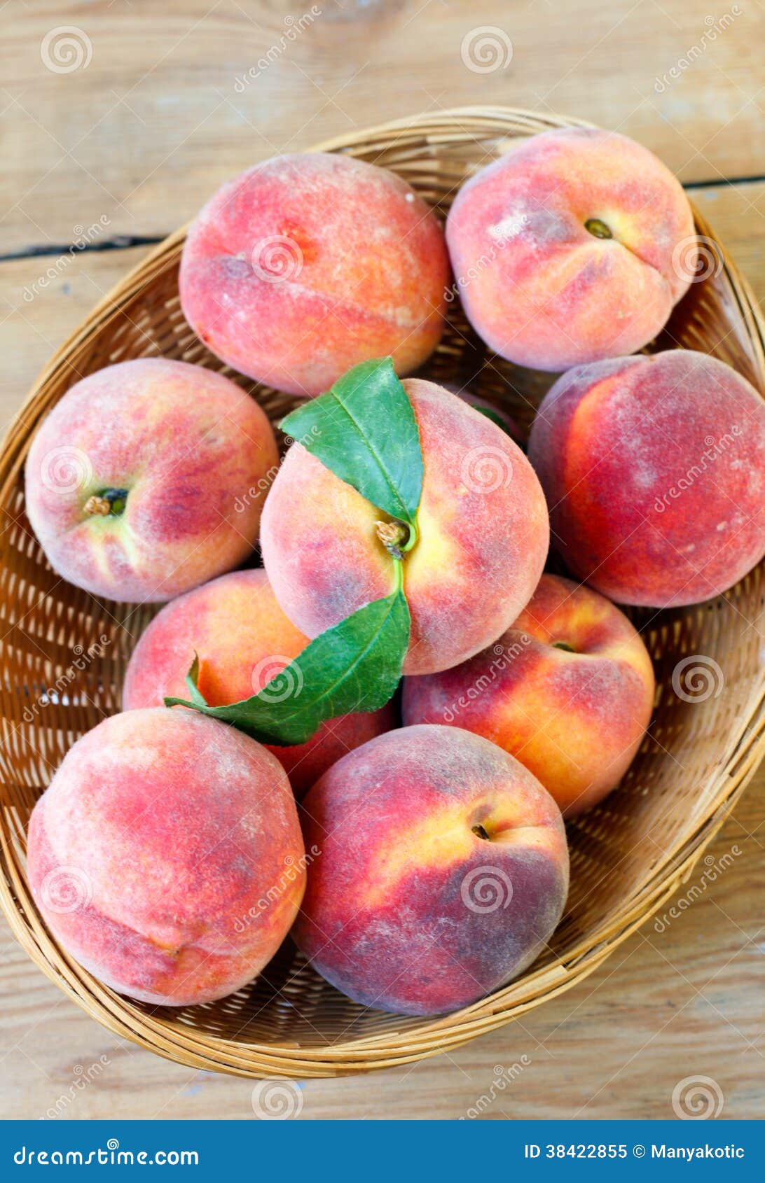 Peaches in a basket stock image. Image of basket, mature 38422855