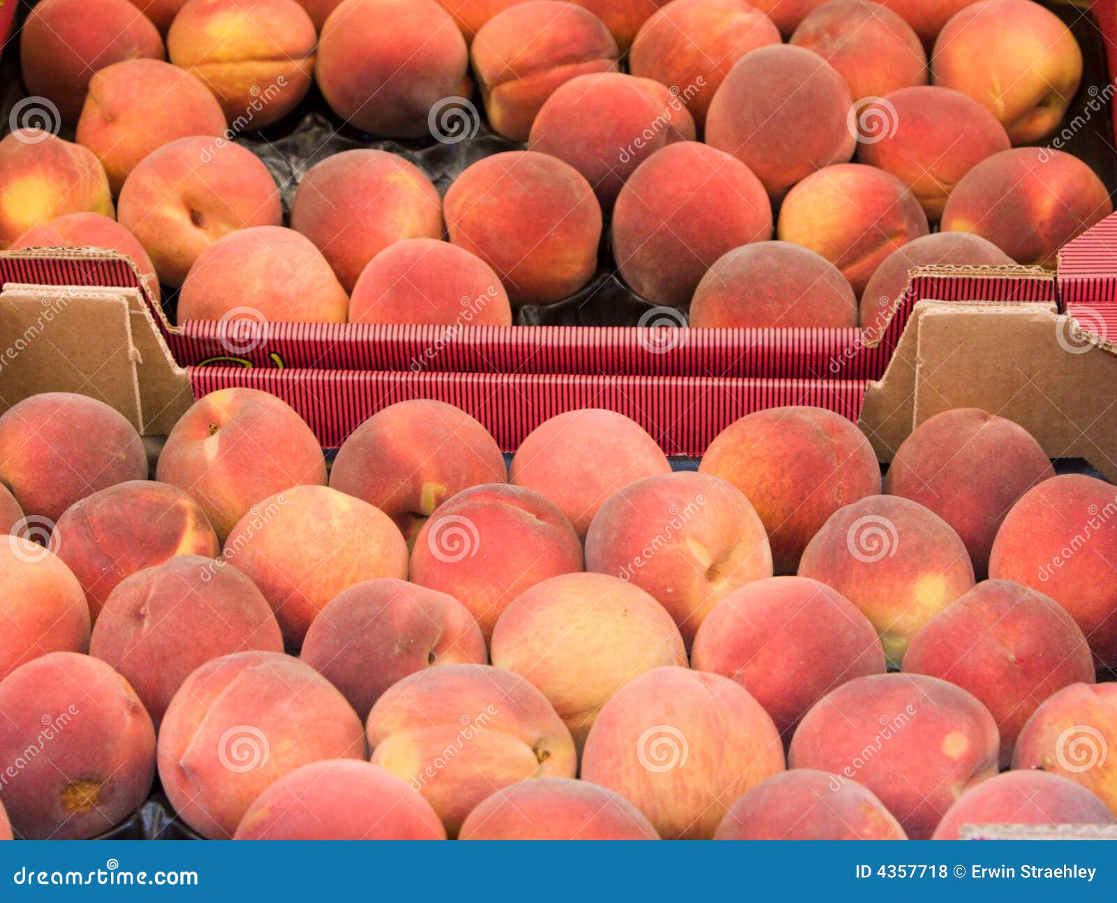 Peaches at the Market stock photo. Image of peach, market 4357718