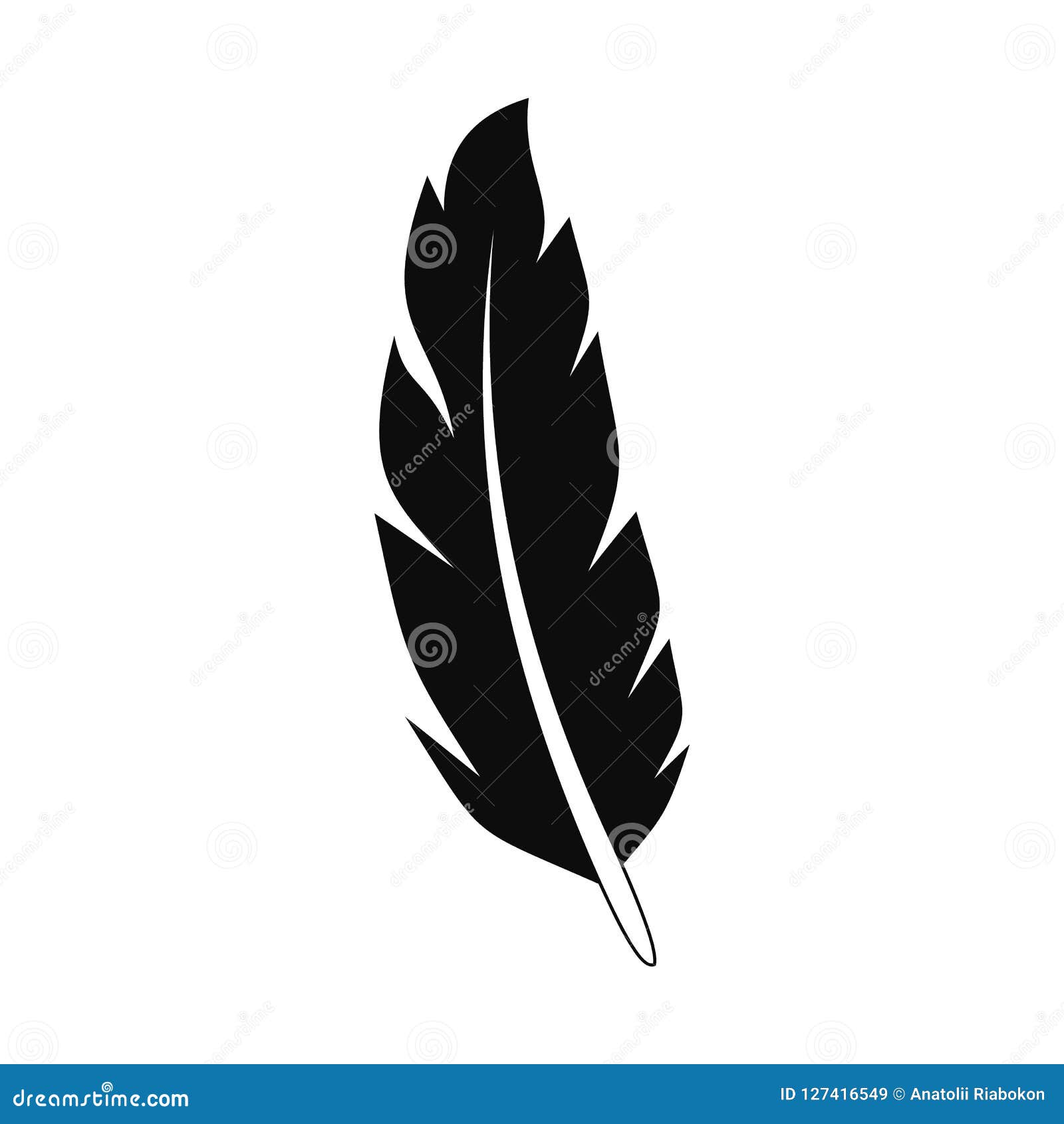 Download Peacock Feather Icon, Simple Style Stock Vector ...