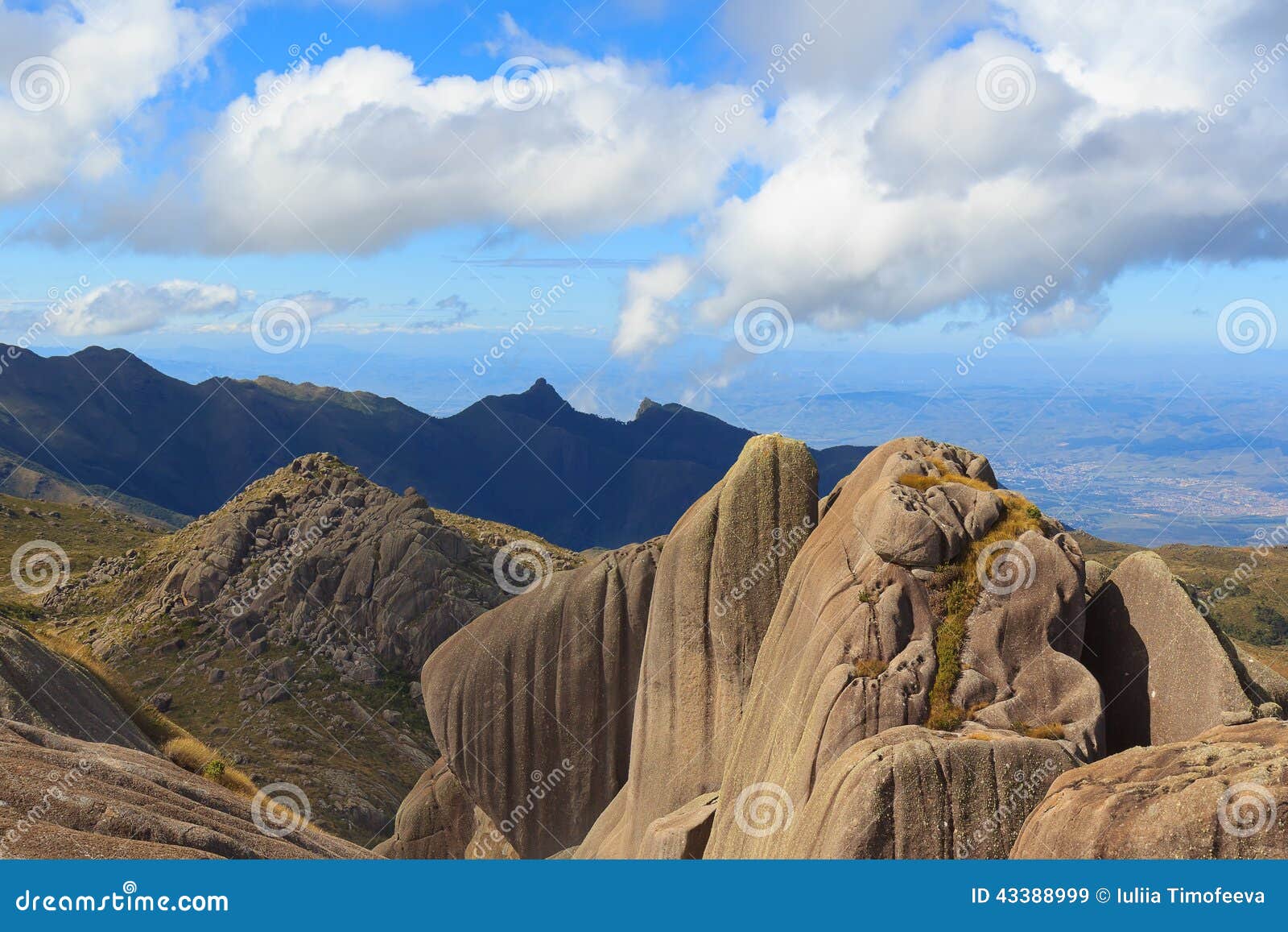 Peak Mountain Prateleiras in Itatiaia National Park, Brazil Stock