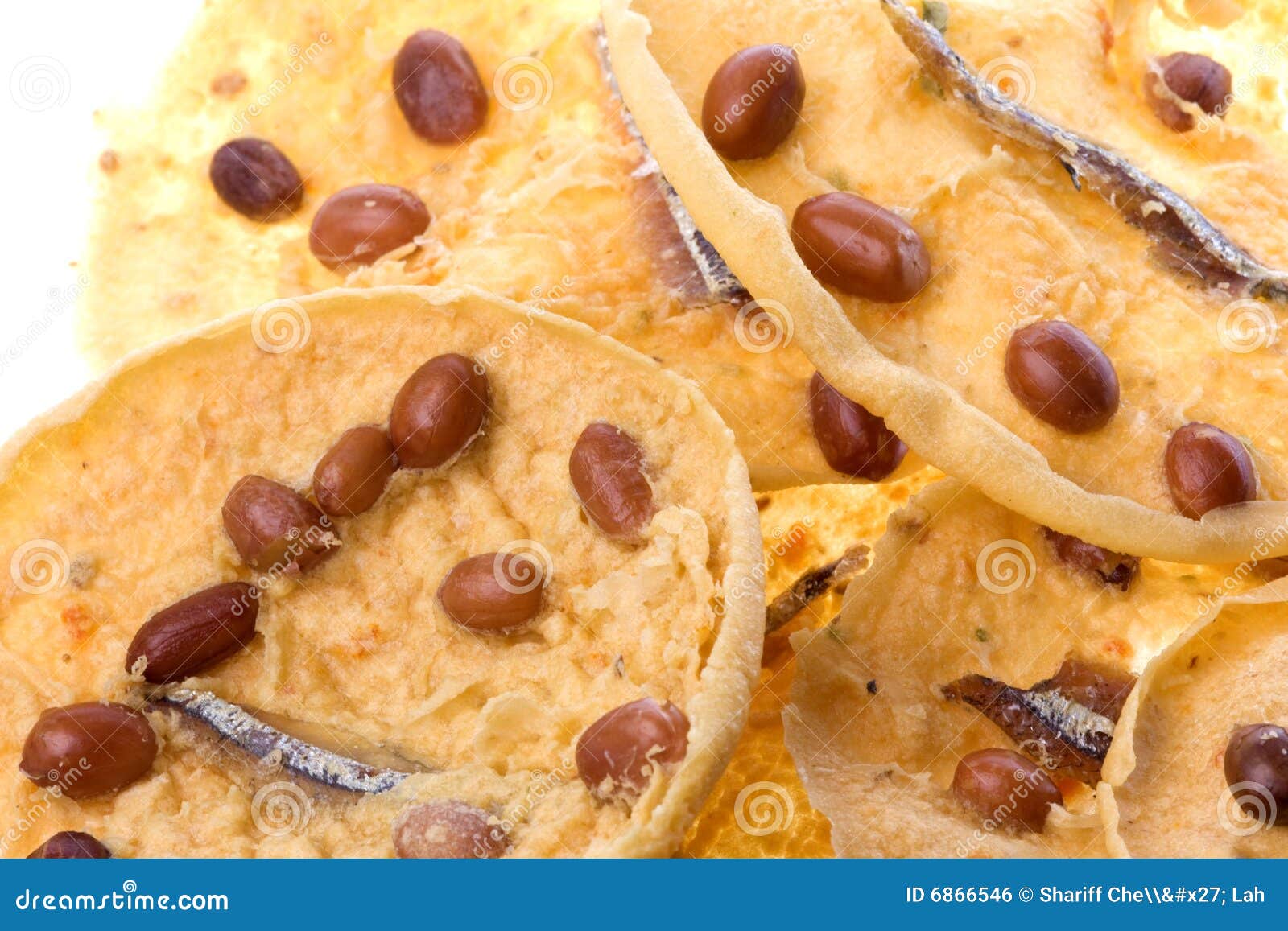 Peanut and Anchovy Crackers Stock Photo Image of fillets, crackers