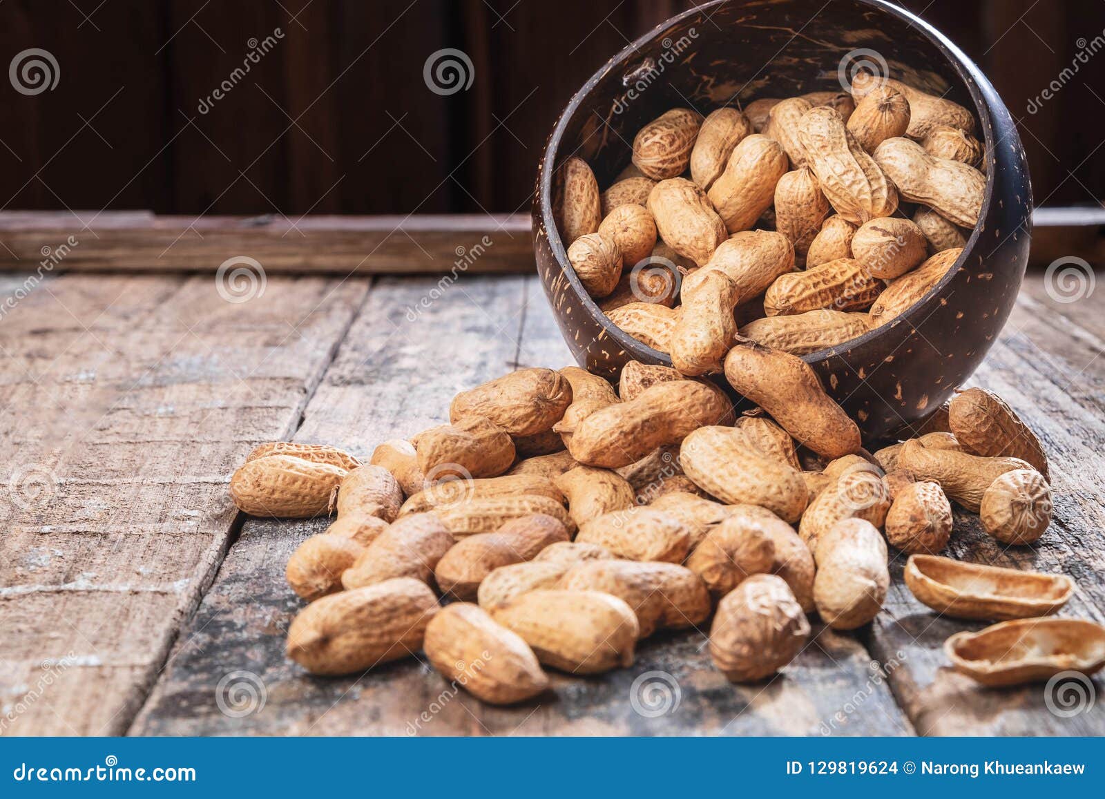 Peanut in a bowl stock photo. Image of healthy, background 129819624