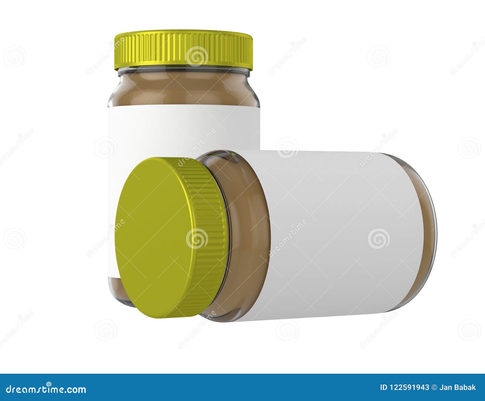 Download Peanut Butter On White Background Yellow Lid Stock Illustration Illustration Of Object Bottle 122591943 Yellowimages Mockups