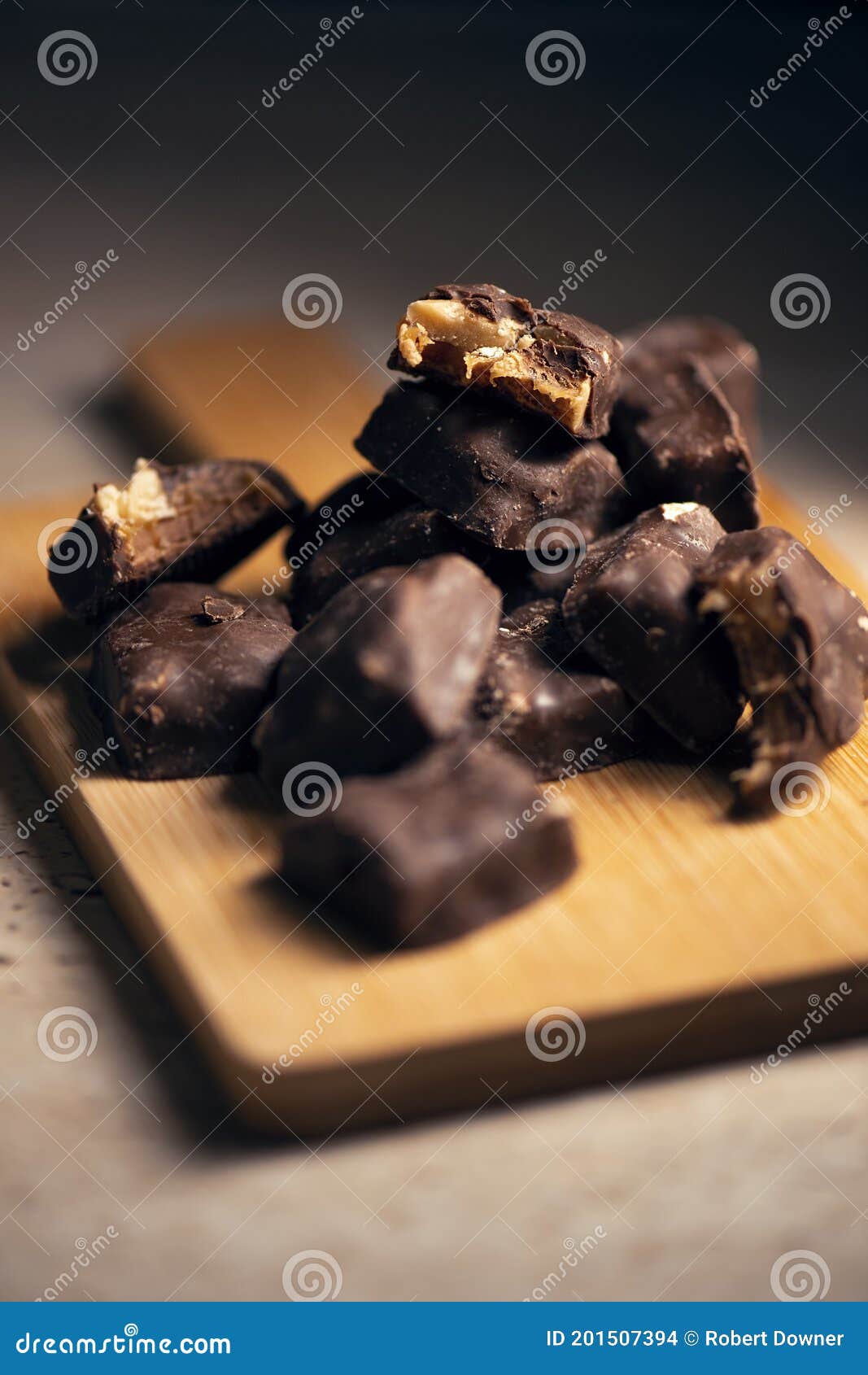 Peanut and Caramel Cluster Fudge Stock Photo Image of snack, fudge 201507394