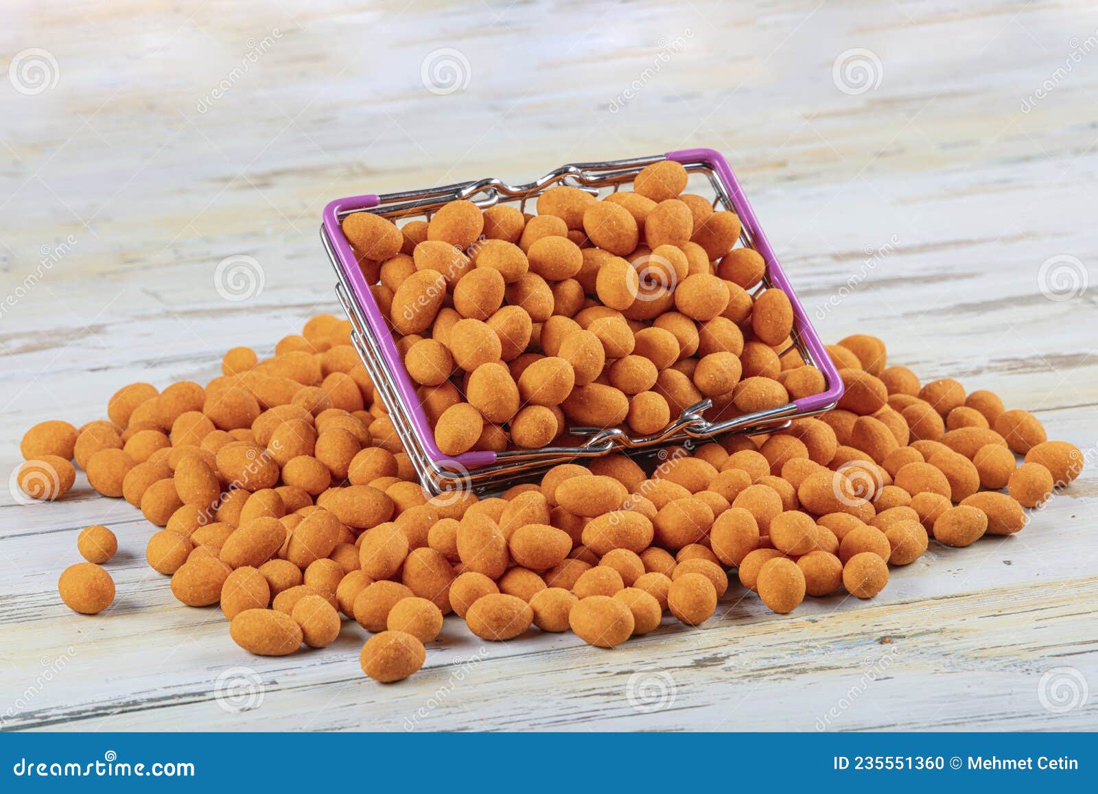 Peanut with Chips Sauce. Pile of Sauce Peanuts Stock Photo Image of