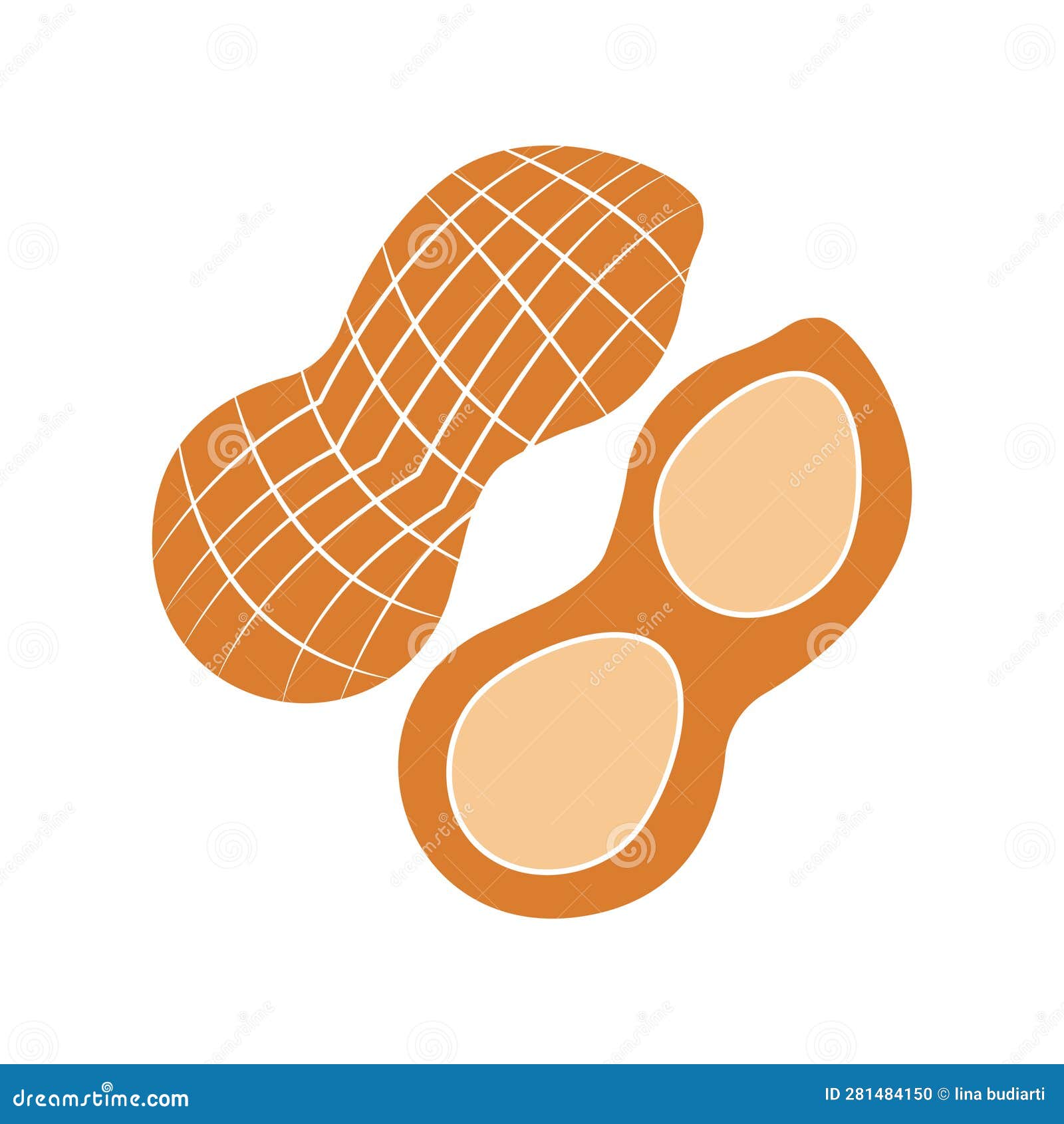 Peanut Oil Icon Sign. Groundnut Oil Bottle Icon. Vector Cartoon Hand