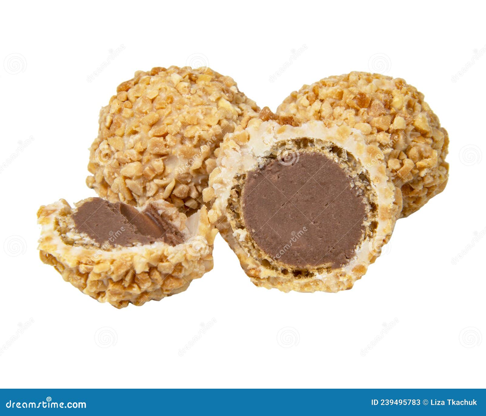 Peanut Wafer Cookies Stock Image 20438989