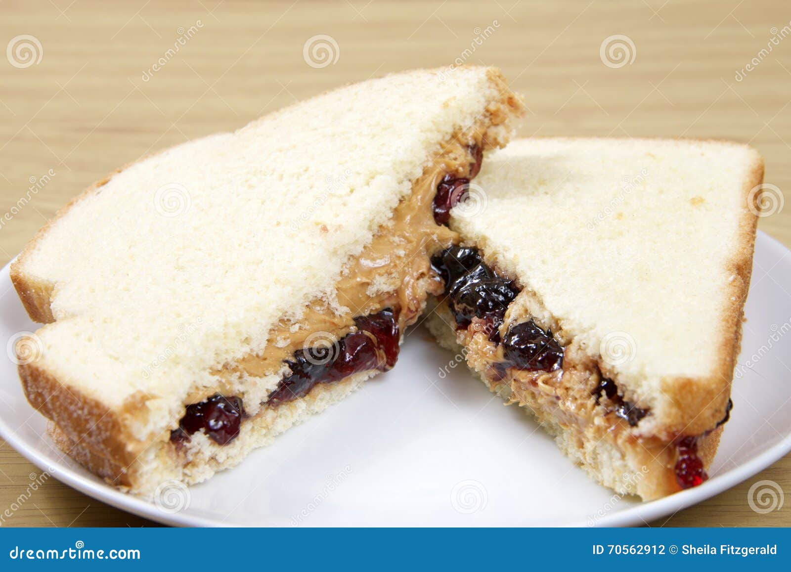 Open Faced Peanut Butter Jelly Sandwich Photos Free Royalty Free Stock Photos From Dreamstime