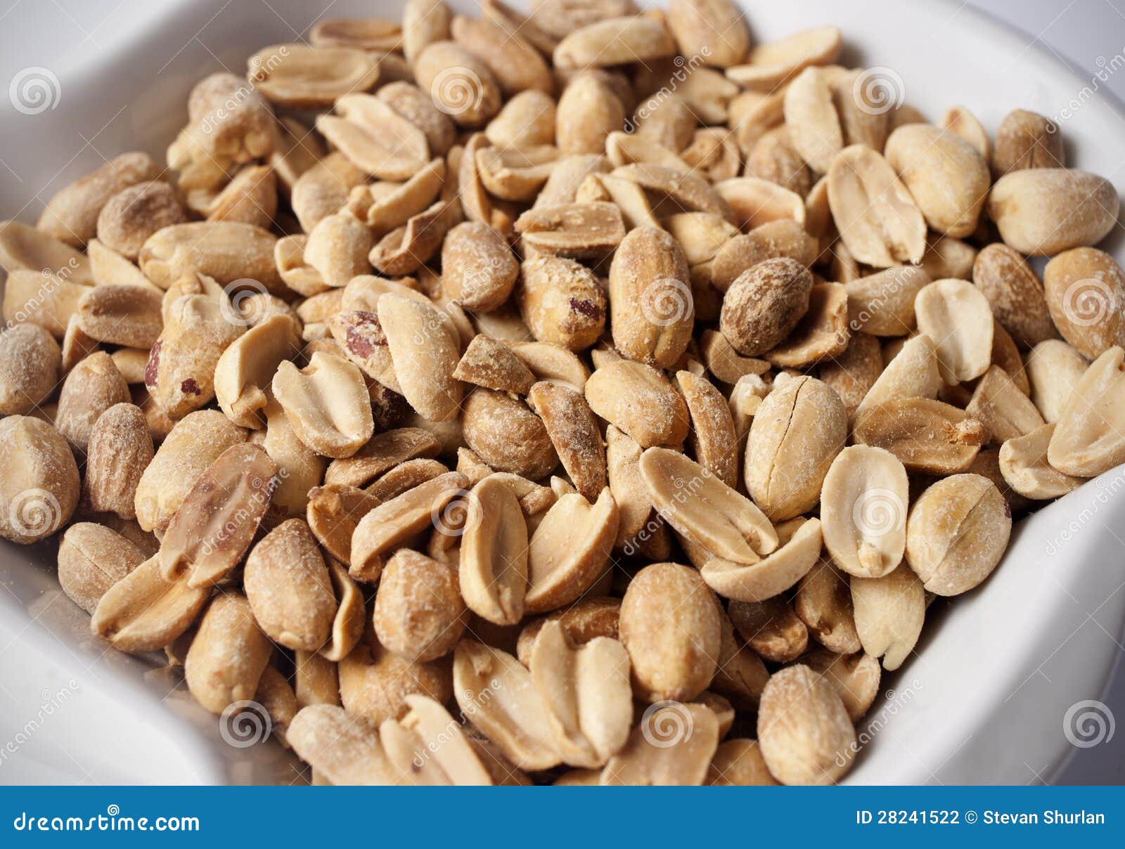 Peanuts in bowl stock photo. Image of ingredient, pile 28241522