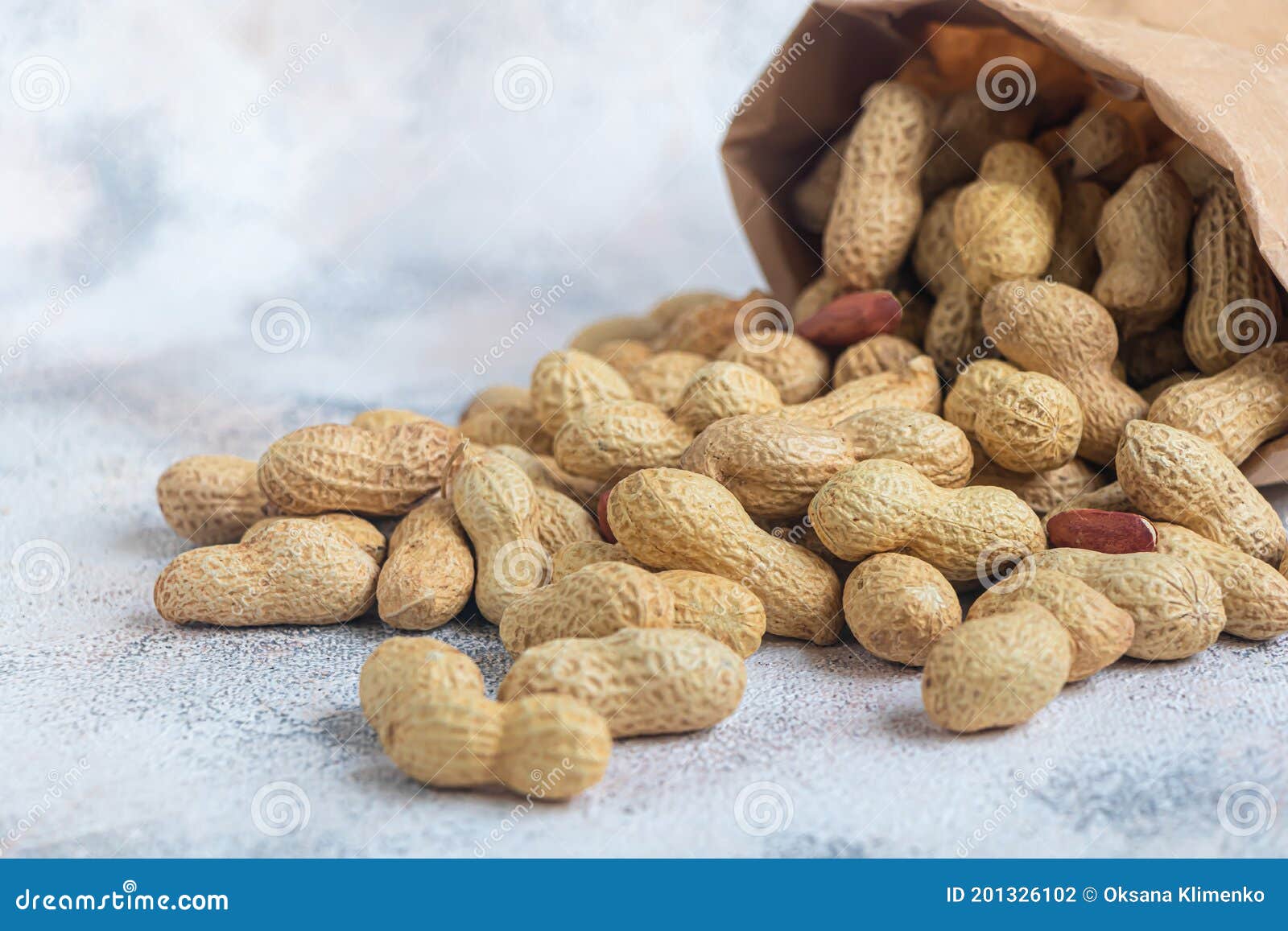 Peanuts. Contains Beneficial Vitamins and Minerals Stock Photo Image