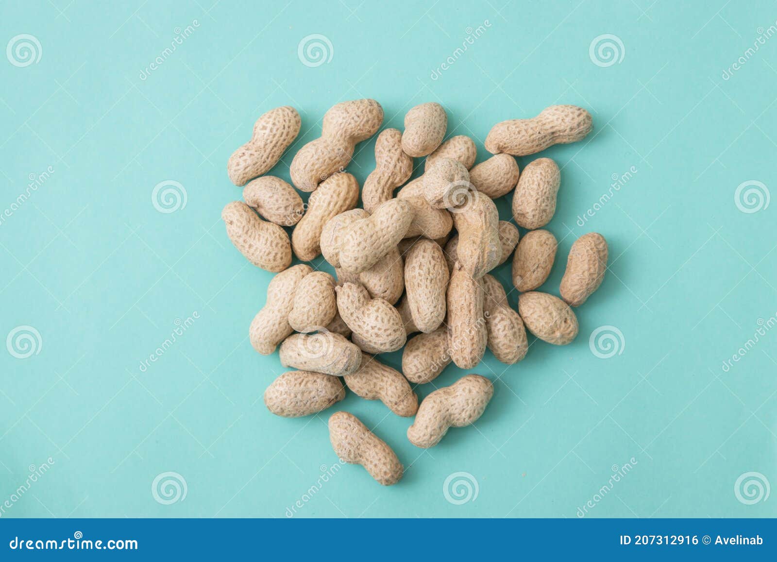 Peanuts Nut Healthy Nut for Health, Proper Nutrition Stock Photo