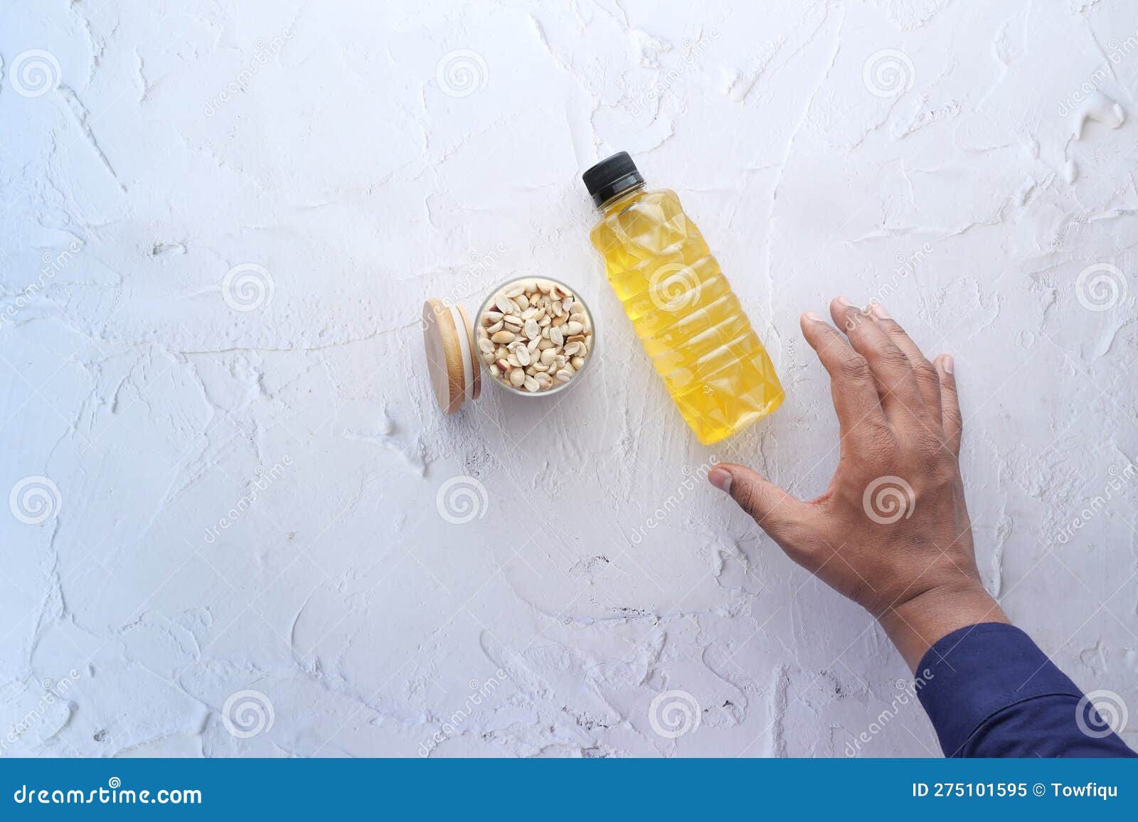 Peanuts and Oils in a Container Stock Image Image of shot, liquid