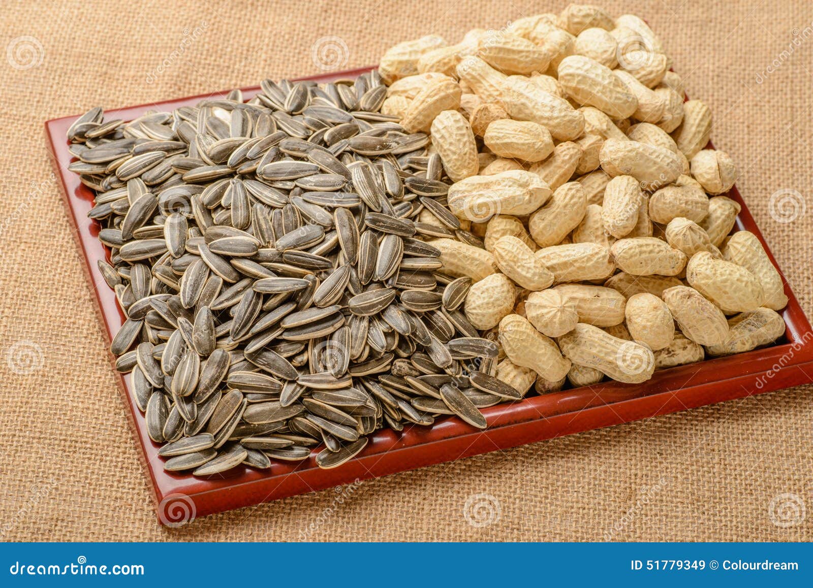 Peanuts and Sunflower Seeds Stock Image Image of food, nature 51779349