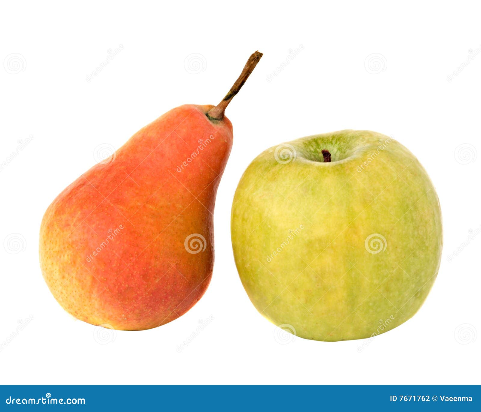 Pear and apple stock photo. Image of green, nutritionl 7671762