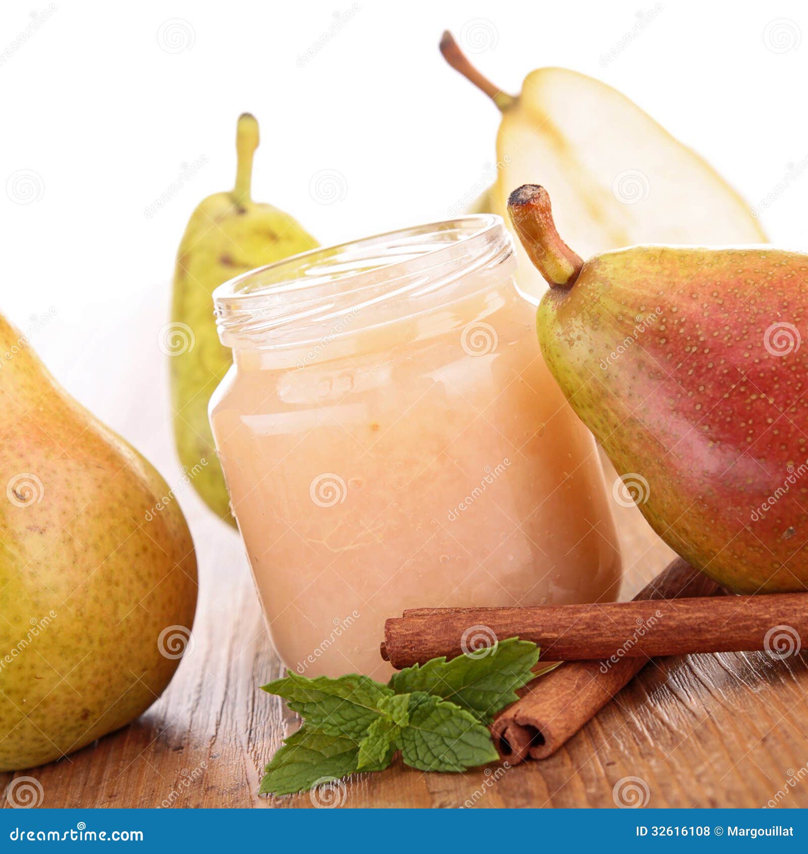 Pear compote stock photo. Image of apple, baby, pear 32616108