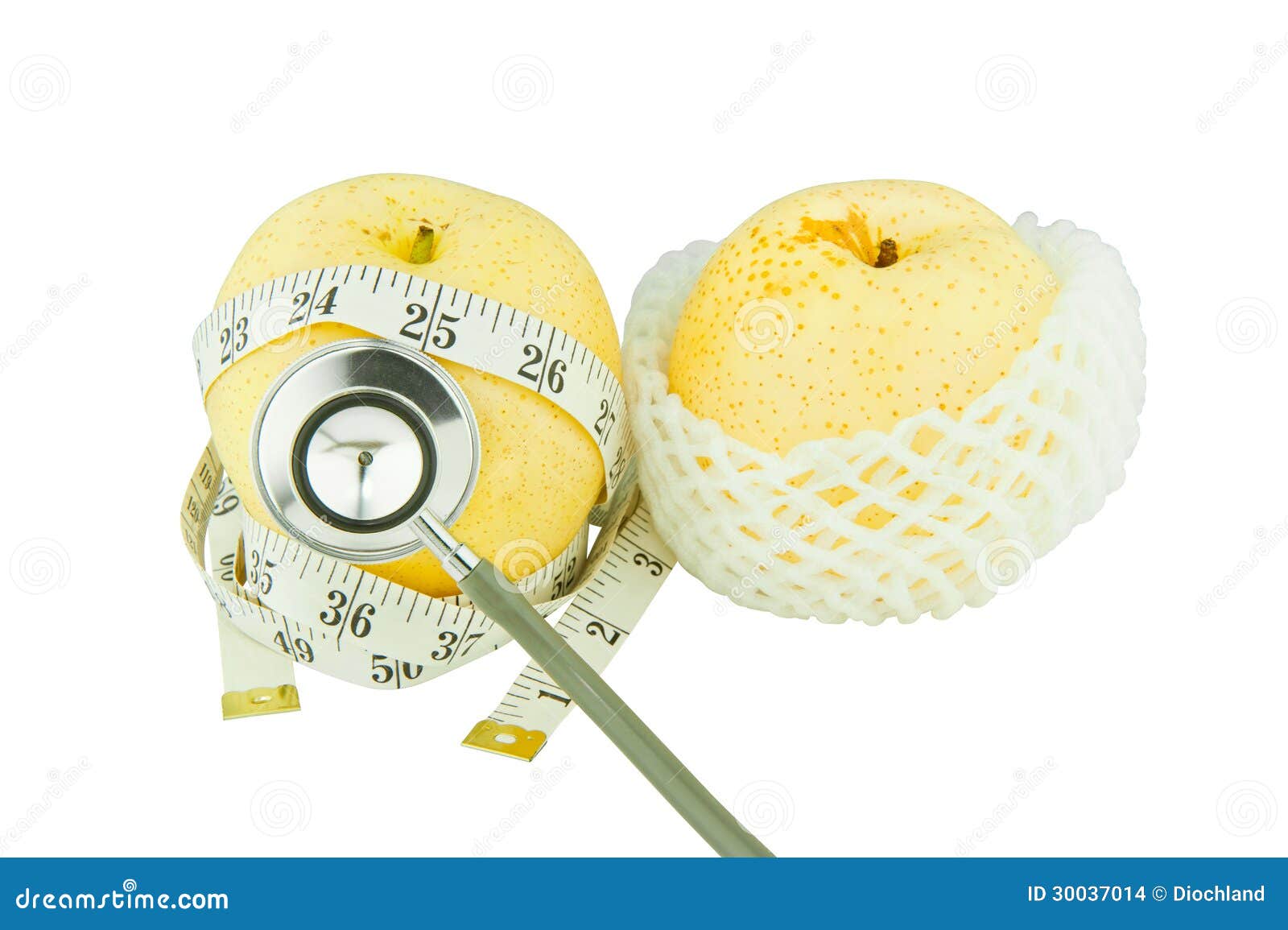 Pear Measured the Meter, Weight Loss Concept Stock Photo Image of freshness, meter 30037014