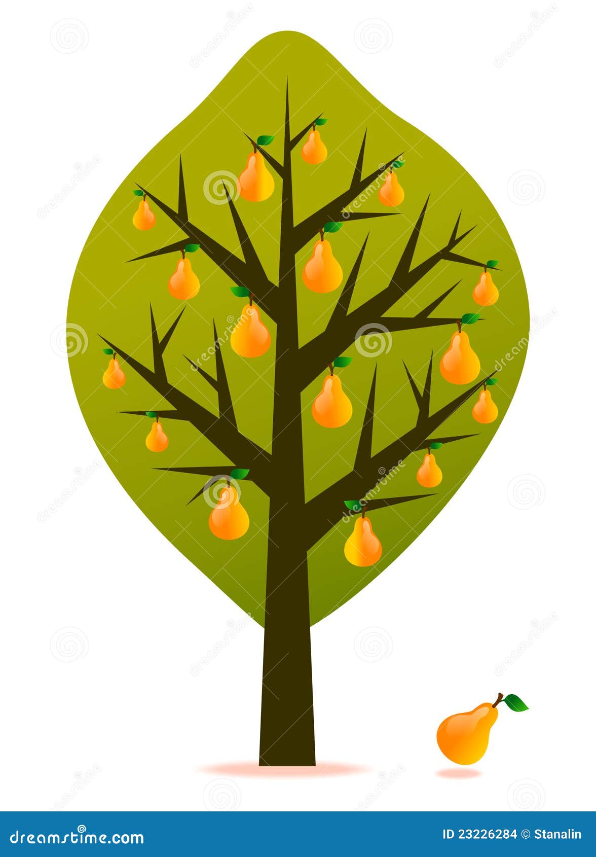 clipart pear tree - photo #23