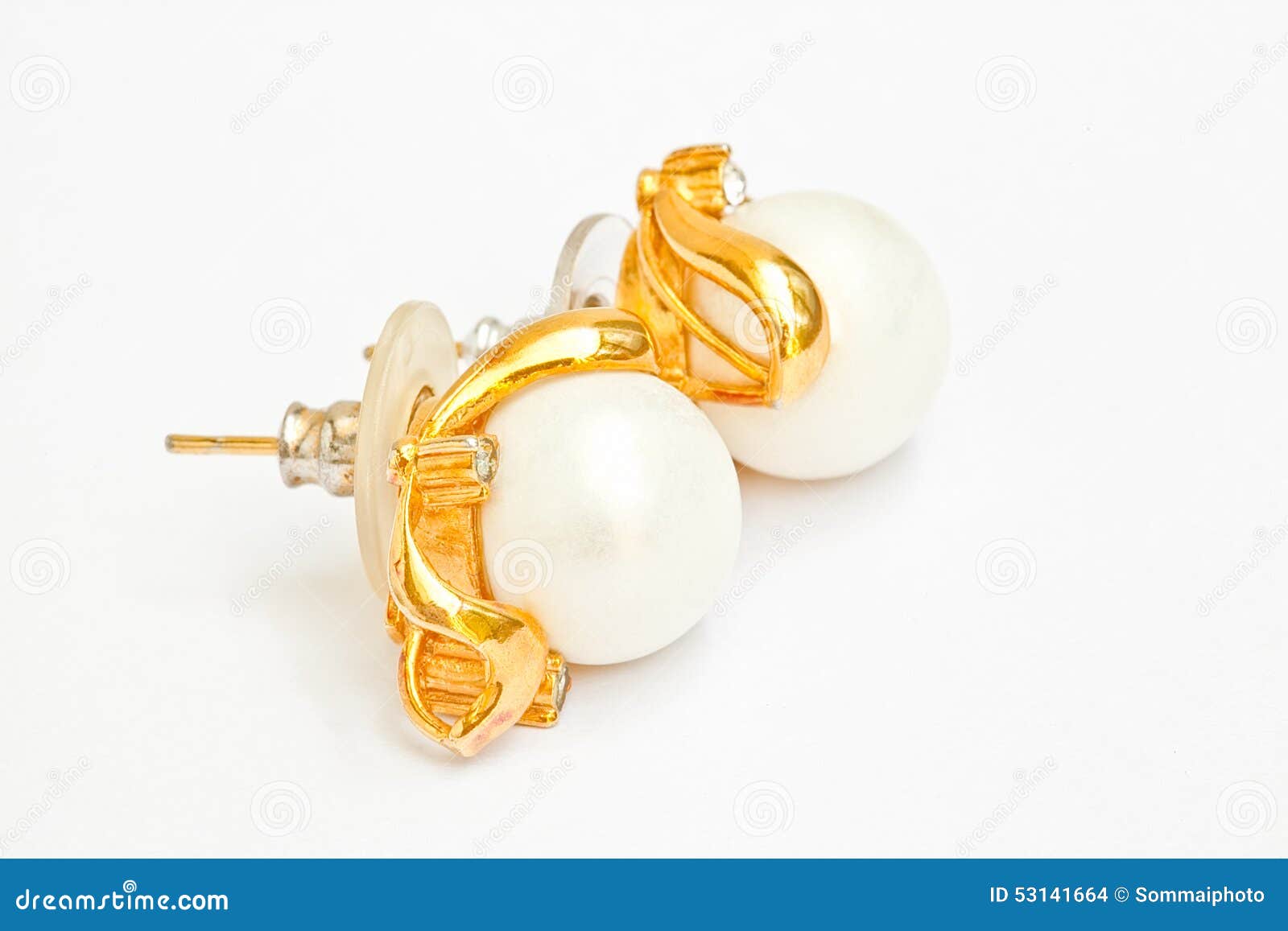 Pearl earring stock photo. Image of accessory, ideas 53141664