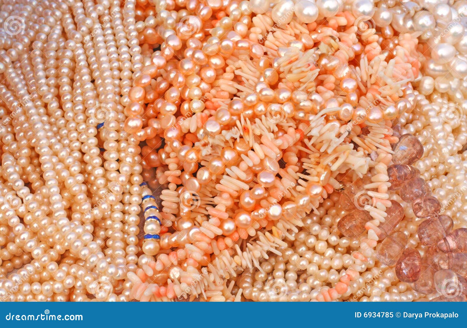 Pearls and corals stock image. Image of wings, coral, angel 6934785