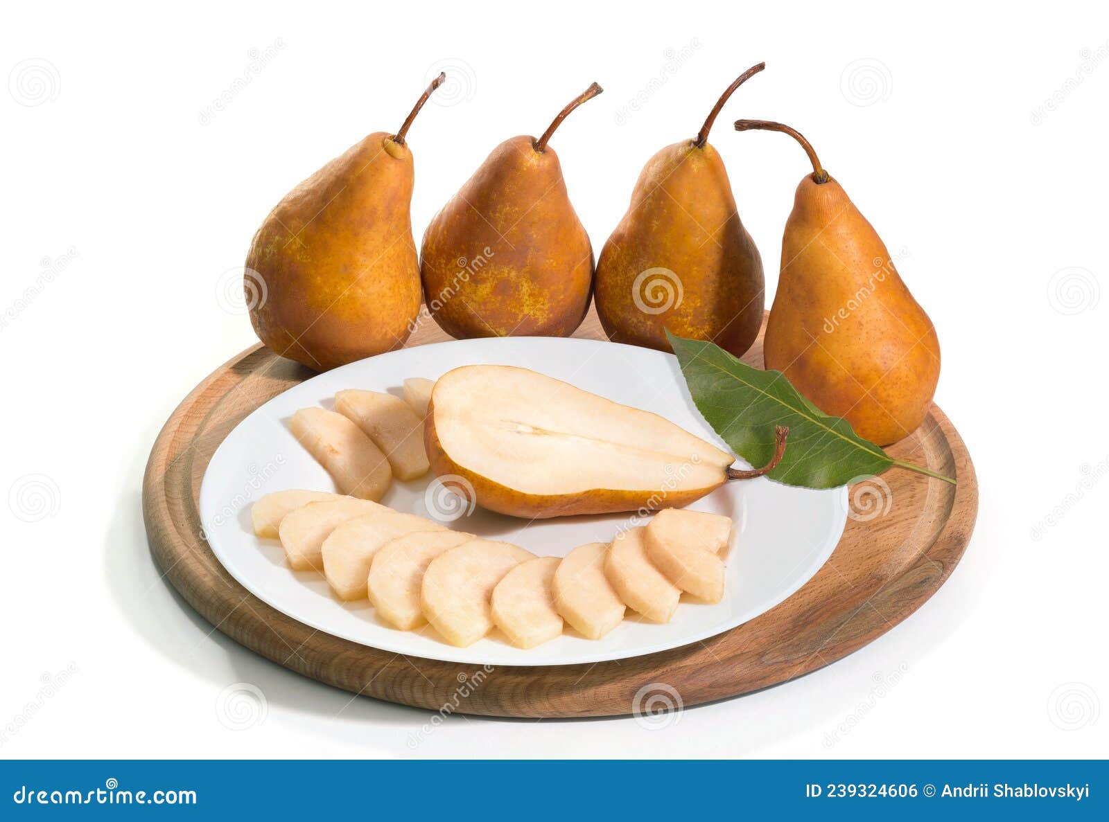 The Pears Isolated on a White Background Stock Photo Image of vitamin