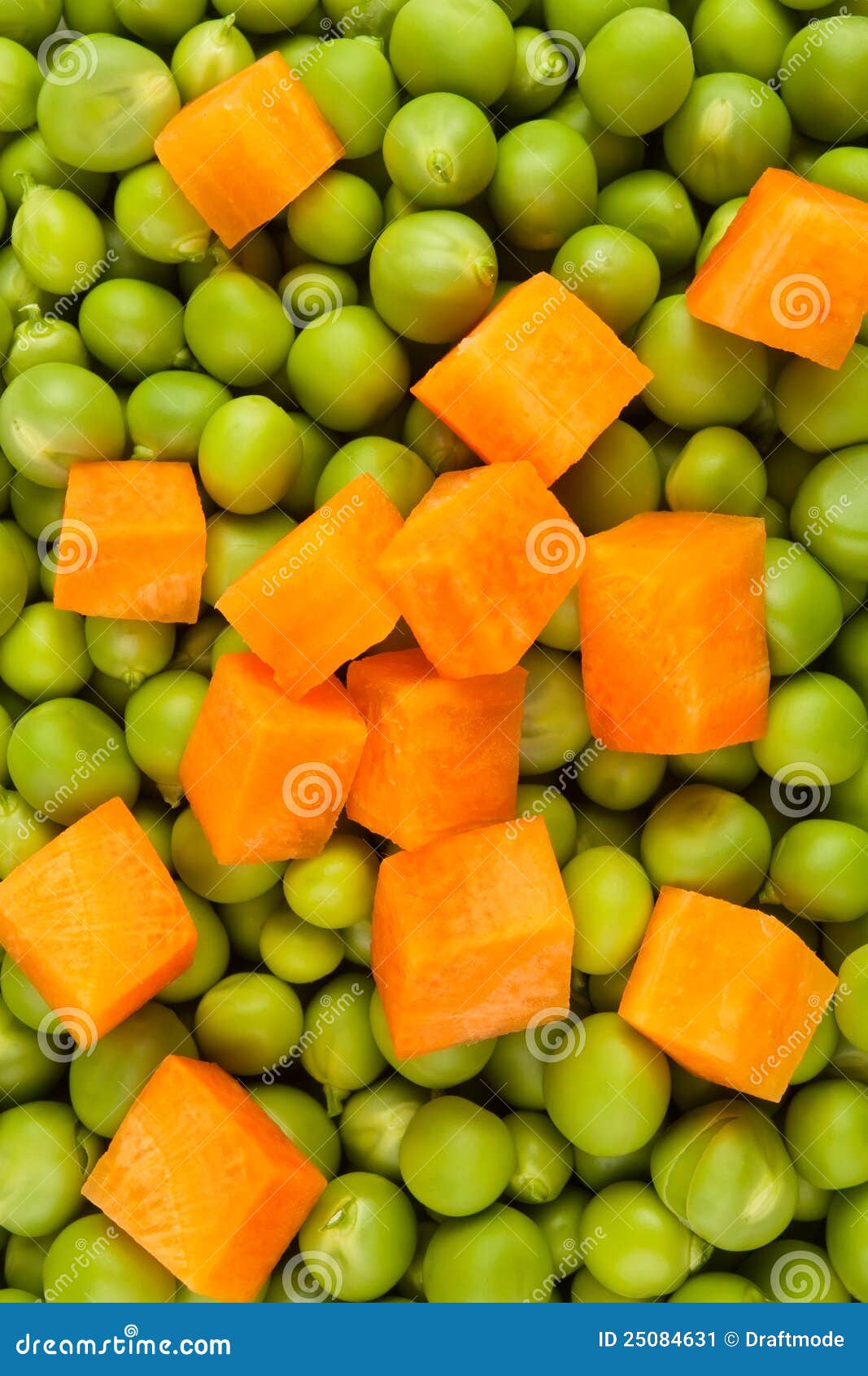 Peas and carrot mix stock image. Image of summer, sphere 25084631
