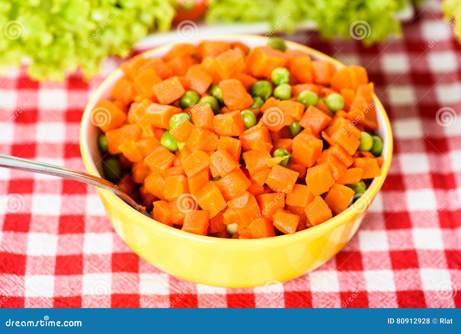 Peas and carrots stock photo. Image of vegetarian, freshness 80912928