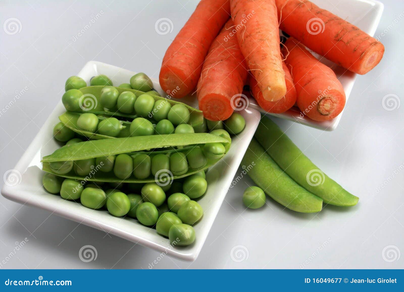 Peas and organic carrots stock image. Image of life, salad 16049677