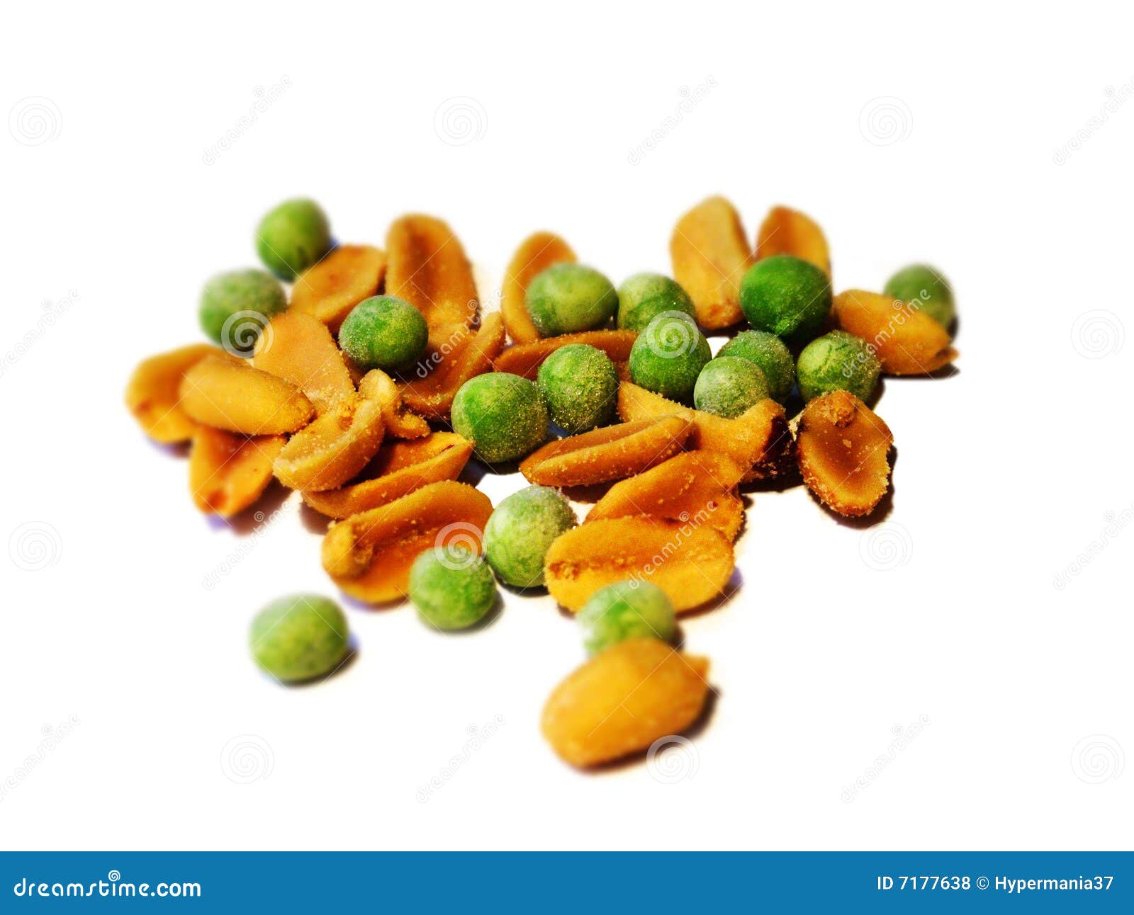 Peas and peanuts stock photo. Image of snack, life, salted 7177638