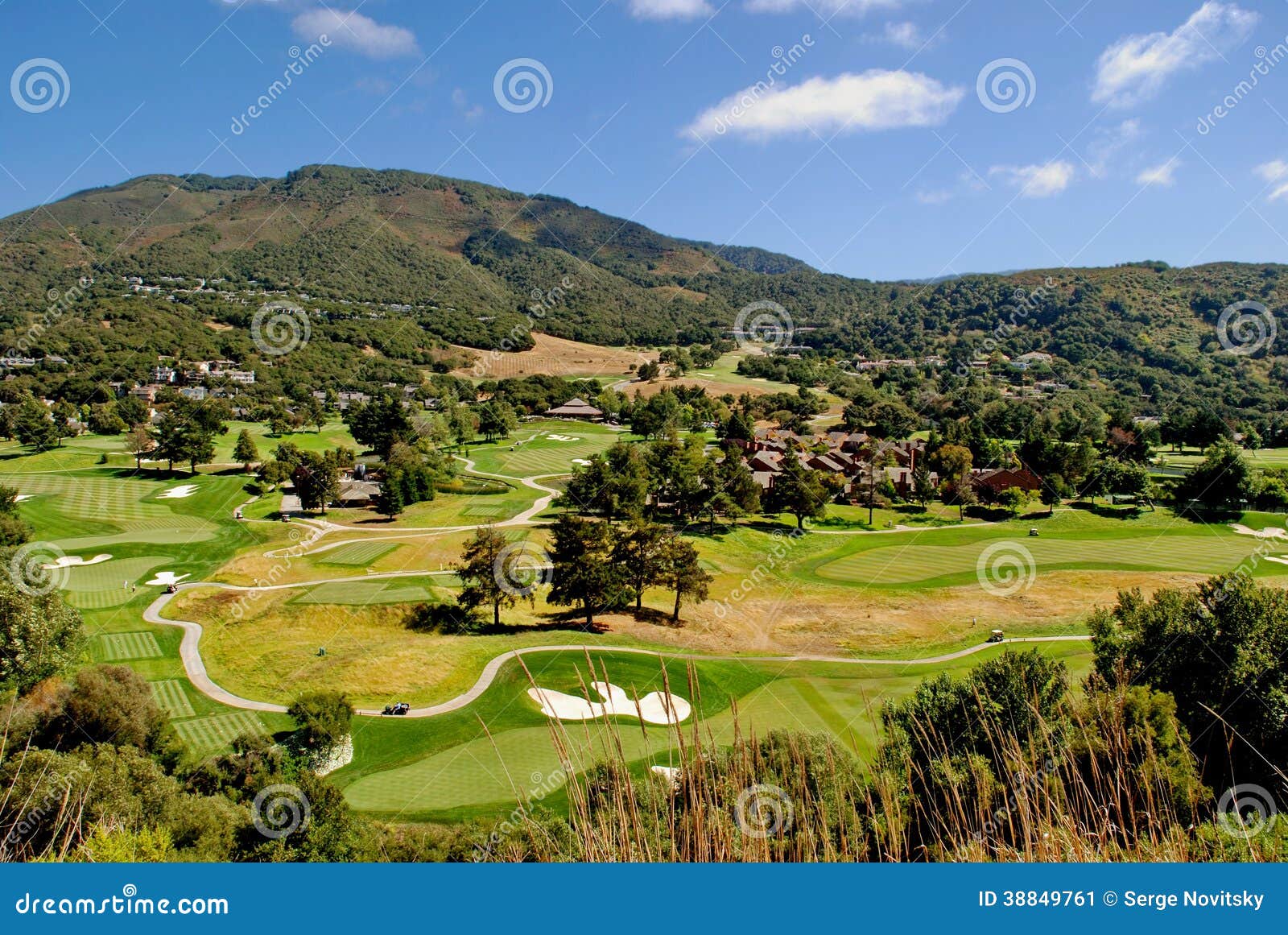 Carmel Valley Ranch Golf Course Stock Image Image of peninsula