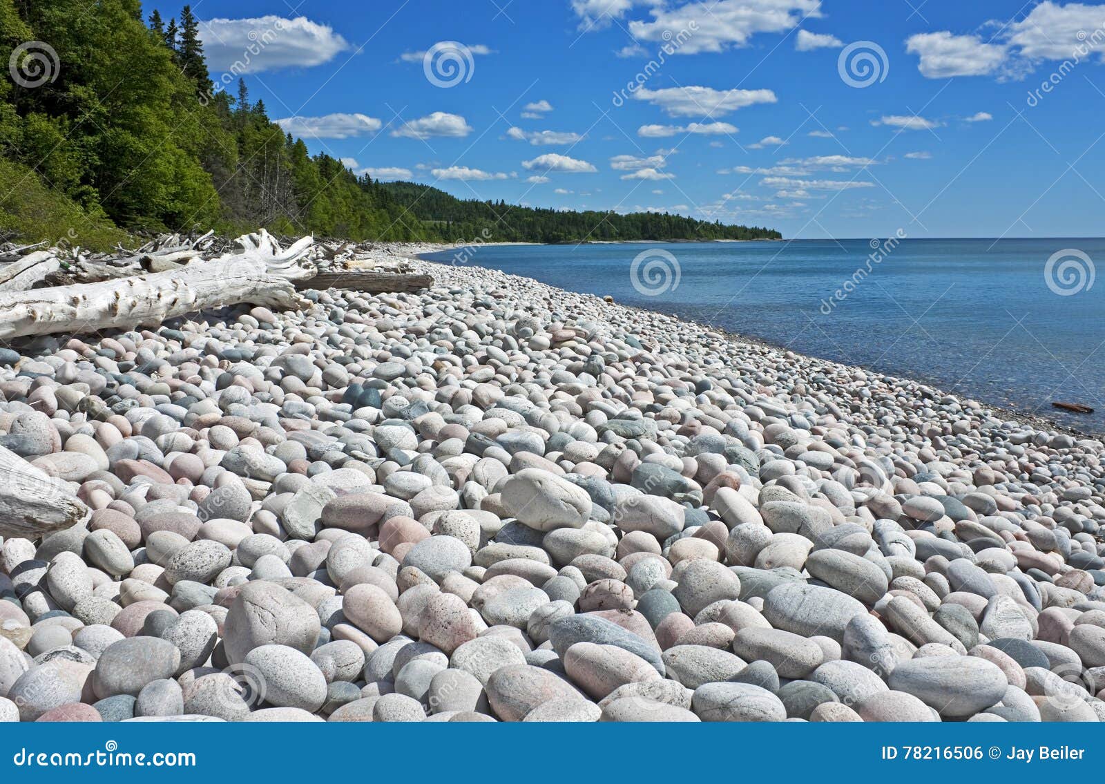Pebble Beach Magnifico, Ontario, Canada Fotografia Stock Immagine di