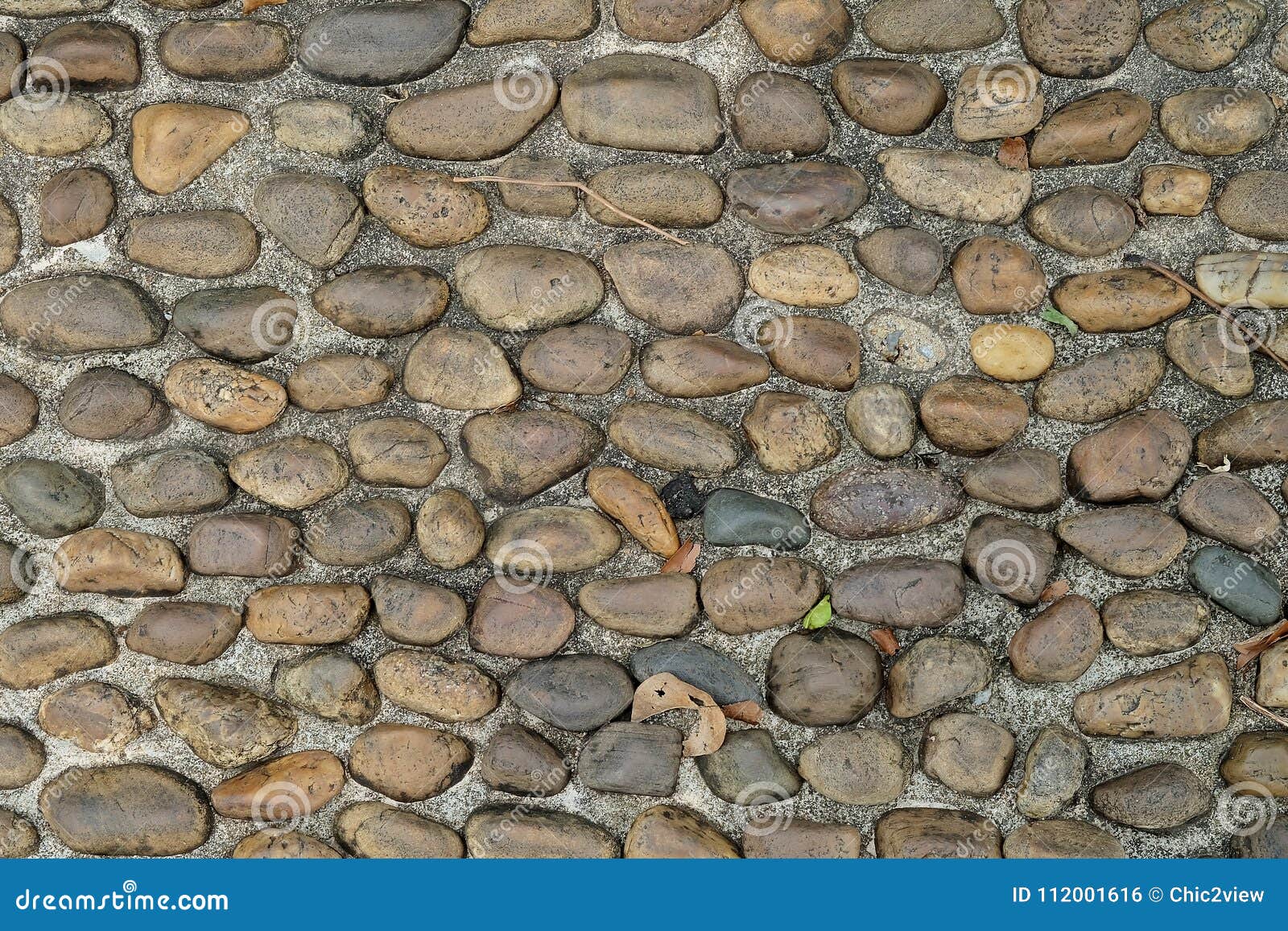 pebble or gravel stone texture floor background
