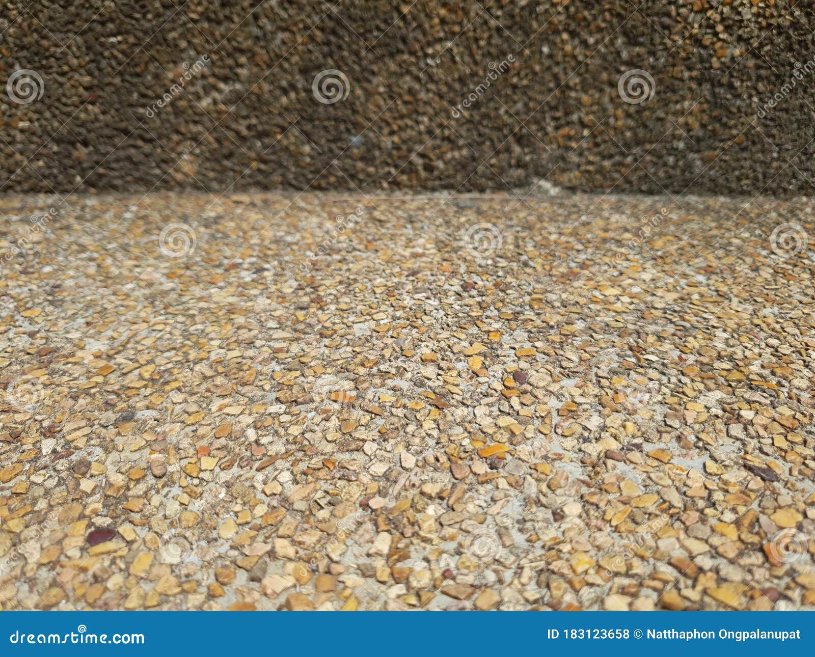 Pebbles Concrete Sand Floor Steps Background Texture Stock Photo Image of pebbles, surface