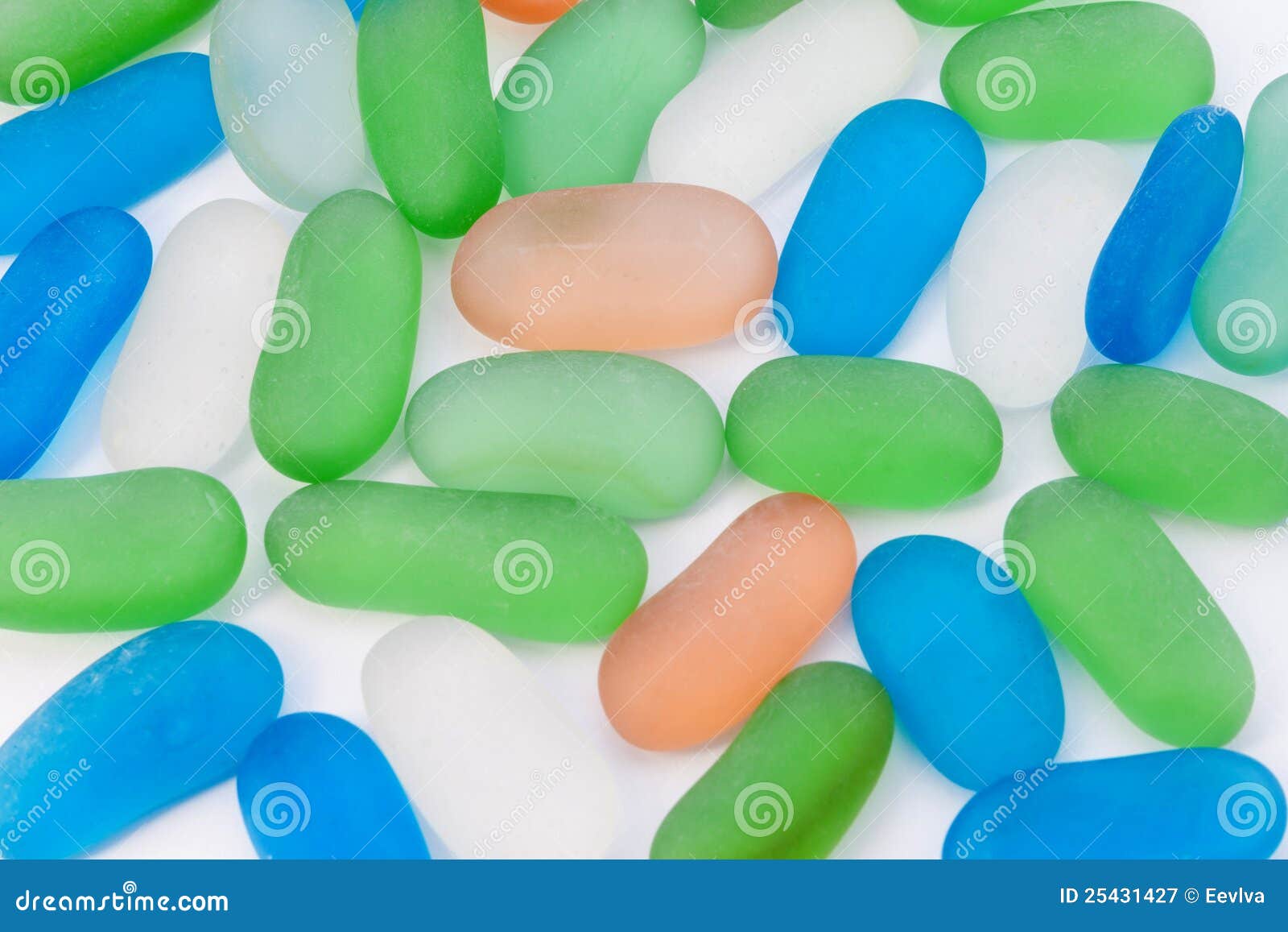 Pebbles glass stones. stock image. Image of pebble, clear 25431427