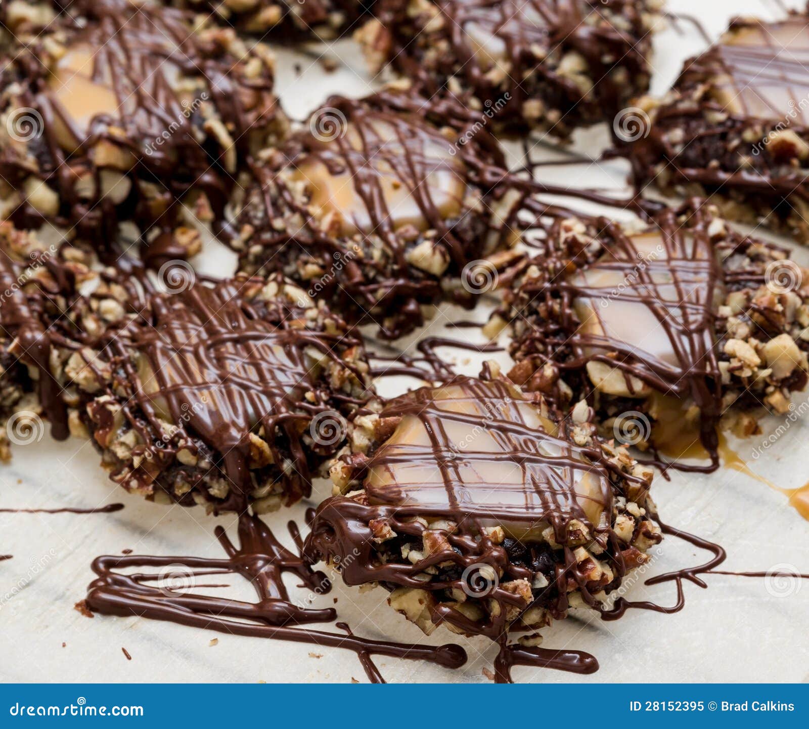 Pecan caramel dessert stock image. Image of caramel, delicious 28152395