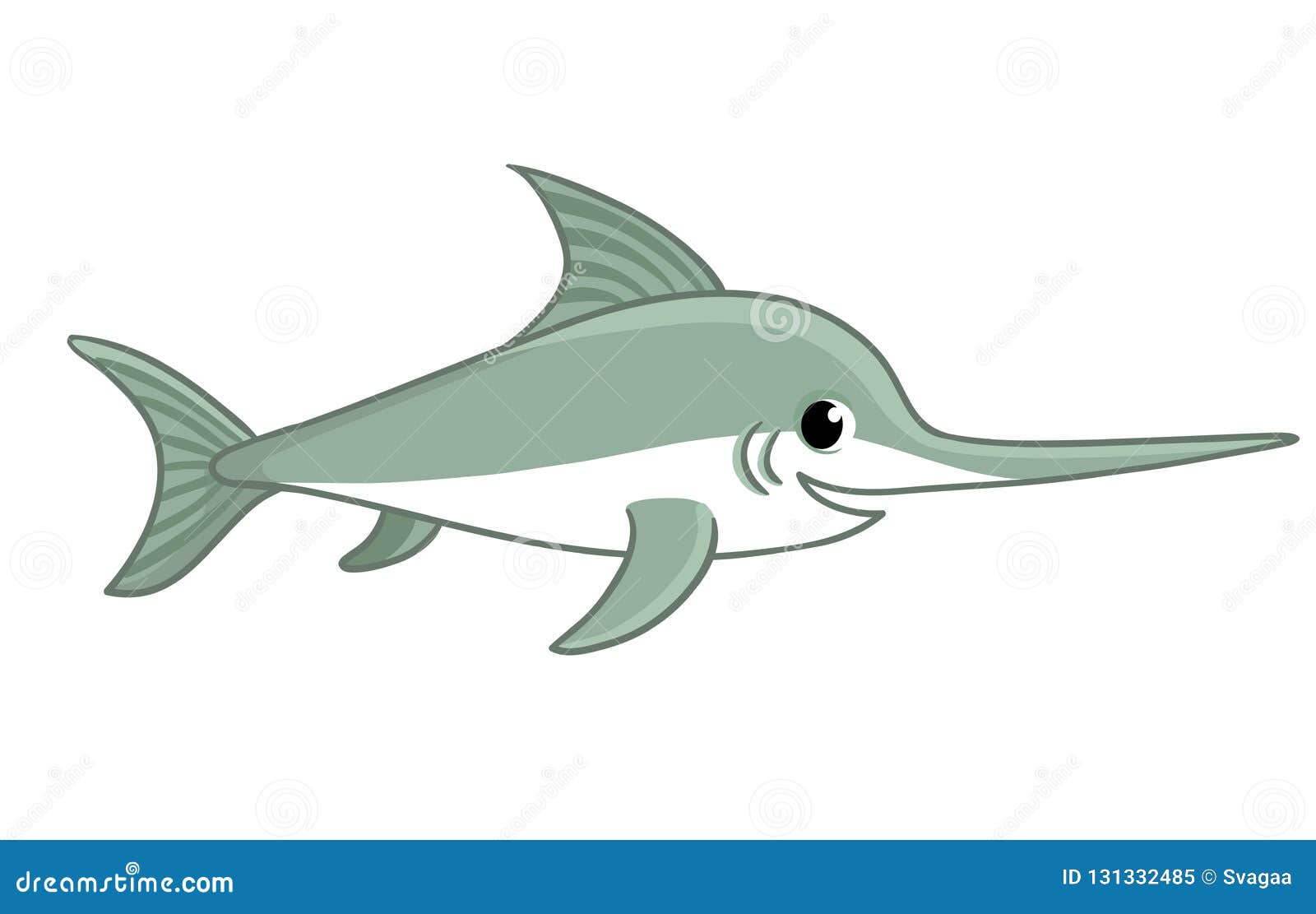 Peces Espadas En Un Fondo Blanco Ejemplo Del Vector Con Un Pescado Stock de  ilustración - Ilustración de pescados, pesca: 131332485