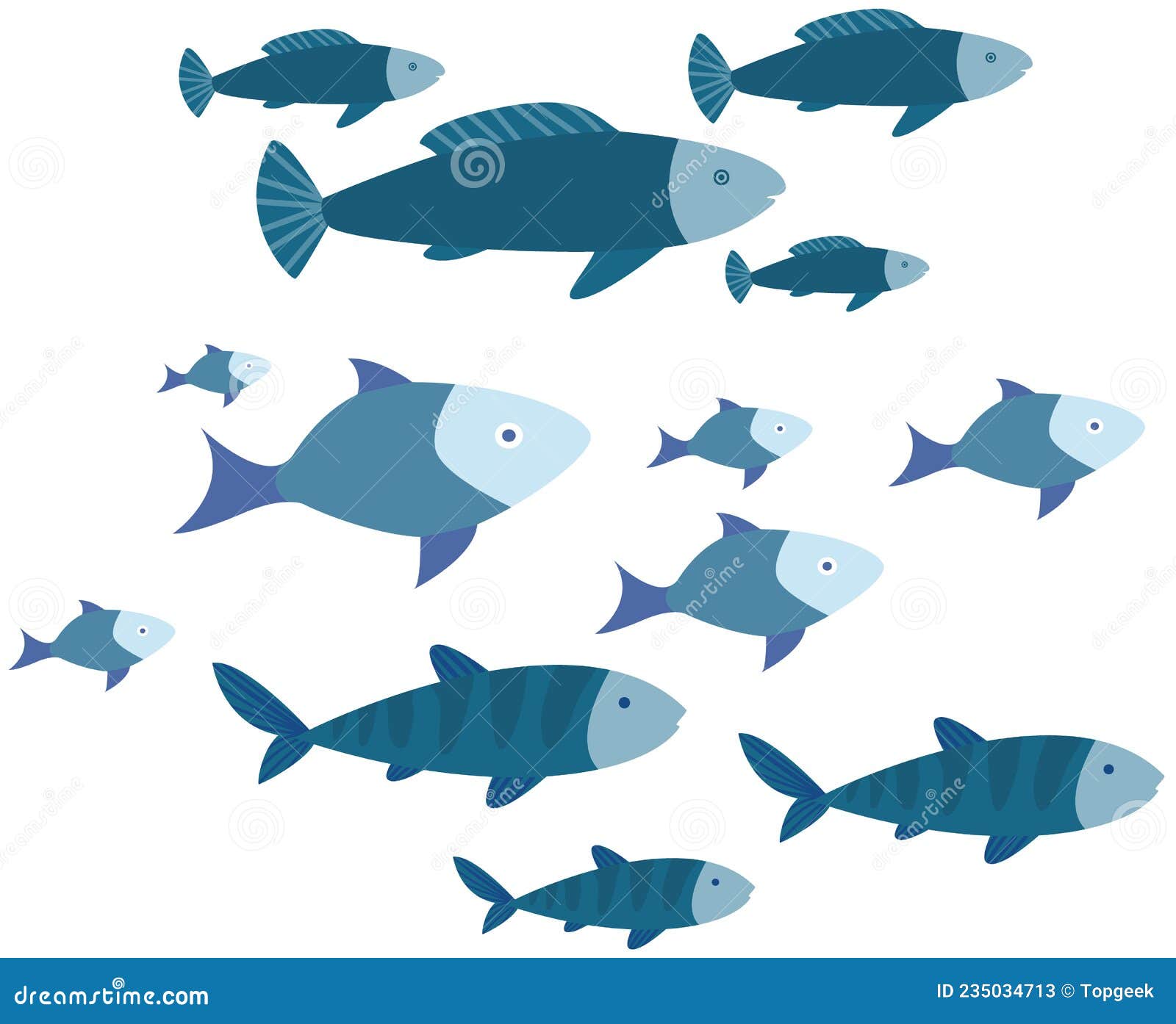 Peces Marinos Pequeños Y Grandes De Color Azul Nadan En Un Fondo Blanco. Personajes Náuticos De Dibujos Animados Ilustración del Vector - Ilustración de objeto, ondas: 235034713 Peces Marinos Pequeños Y Grandes De Color Azul Nadan En Un Fondo Blanco. Personajes Náuticos De Dibujos Animados Ilustración del Vector - Ilustración de objeto, ondas: 235034713