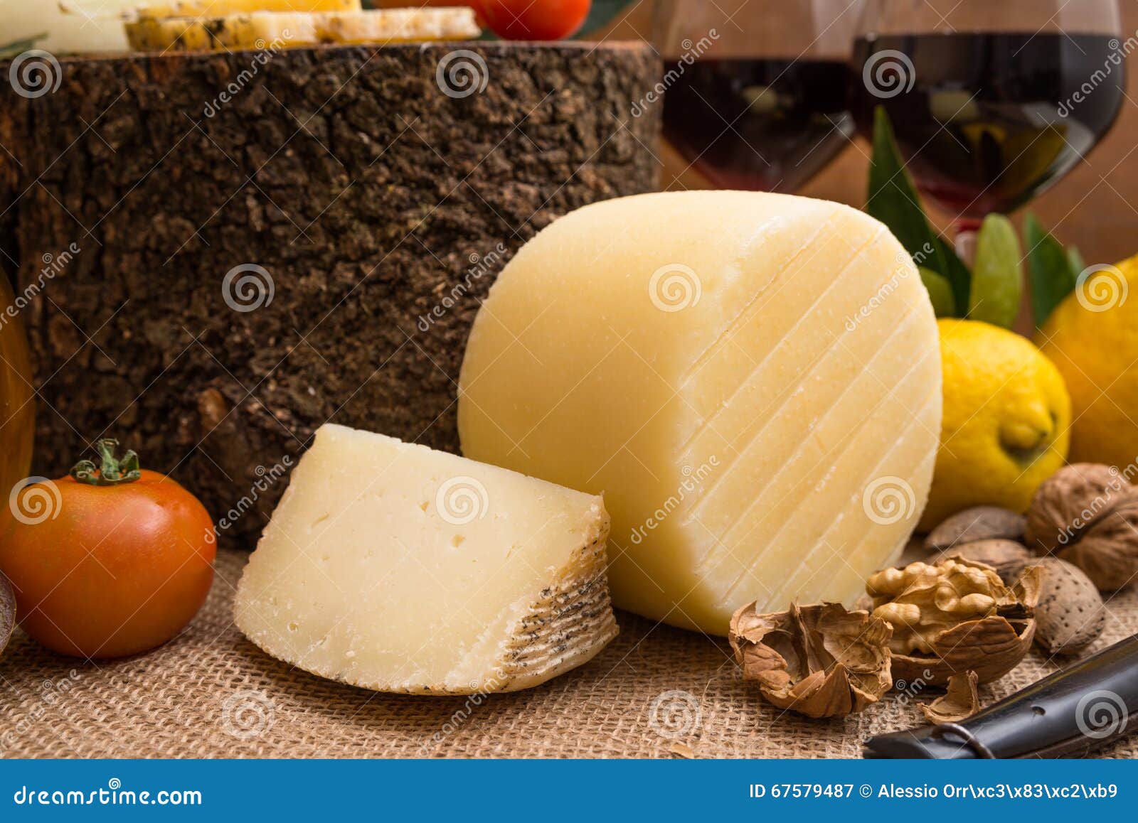 Pecorino, Sardinian cheese stock image. Image of typical 67579487