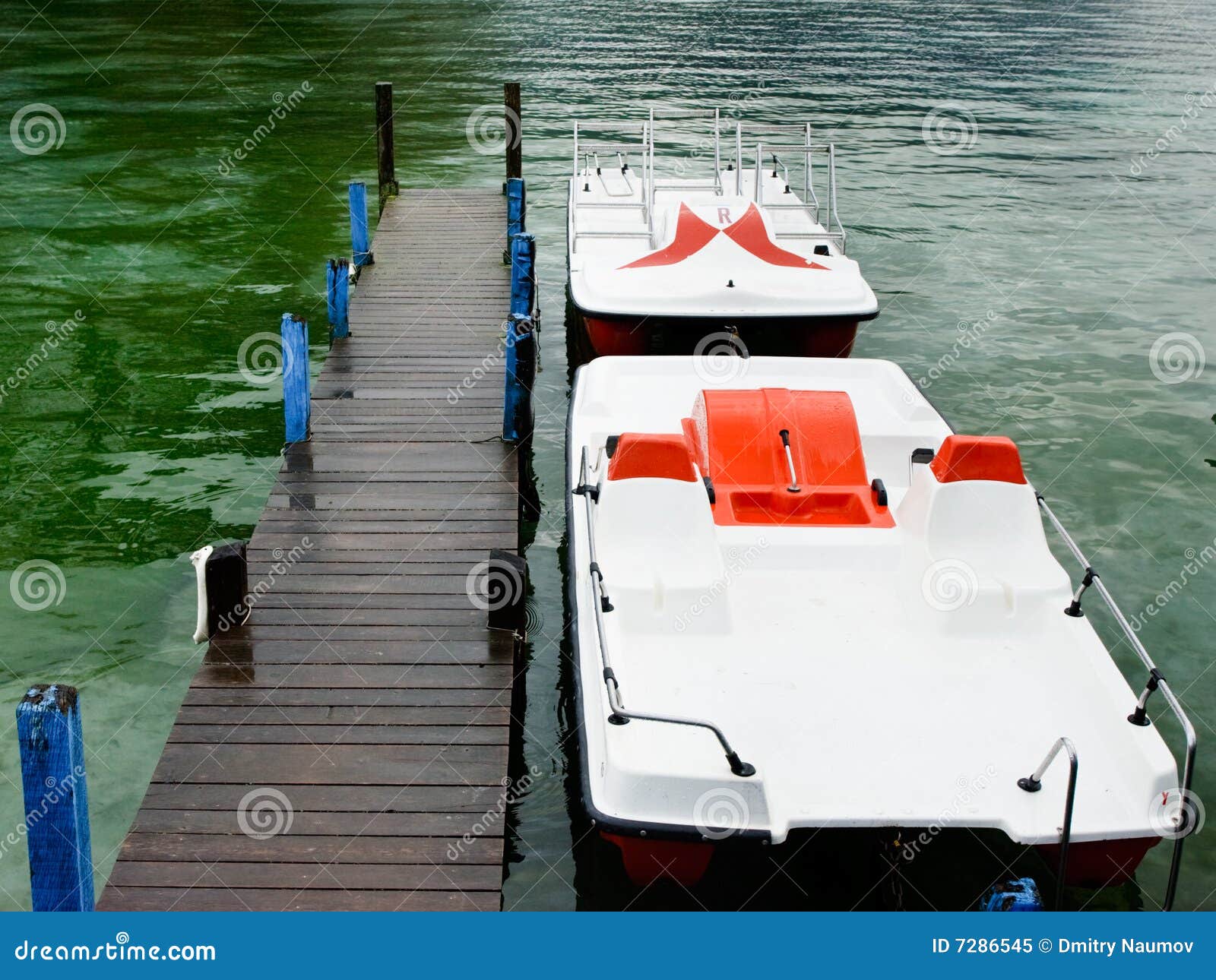 Pedal boats stock image. Image of clean, france, holiday 7286545
