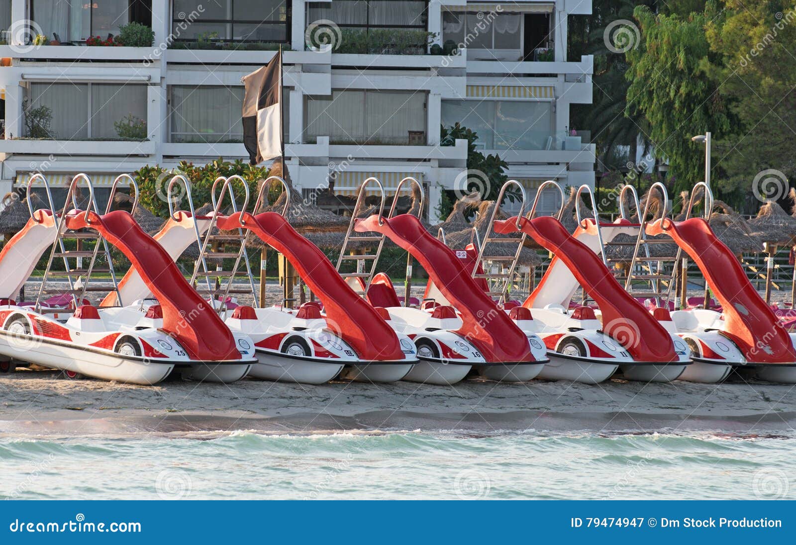 Pedalboats. stock image. Image of catamaran, outdoor 79474947