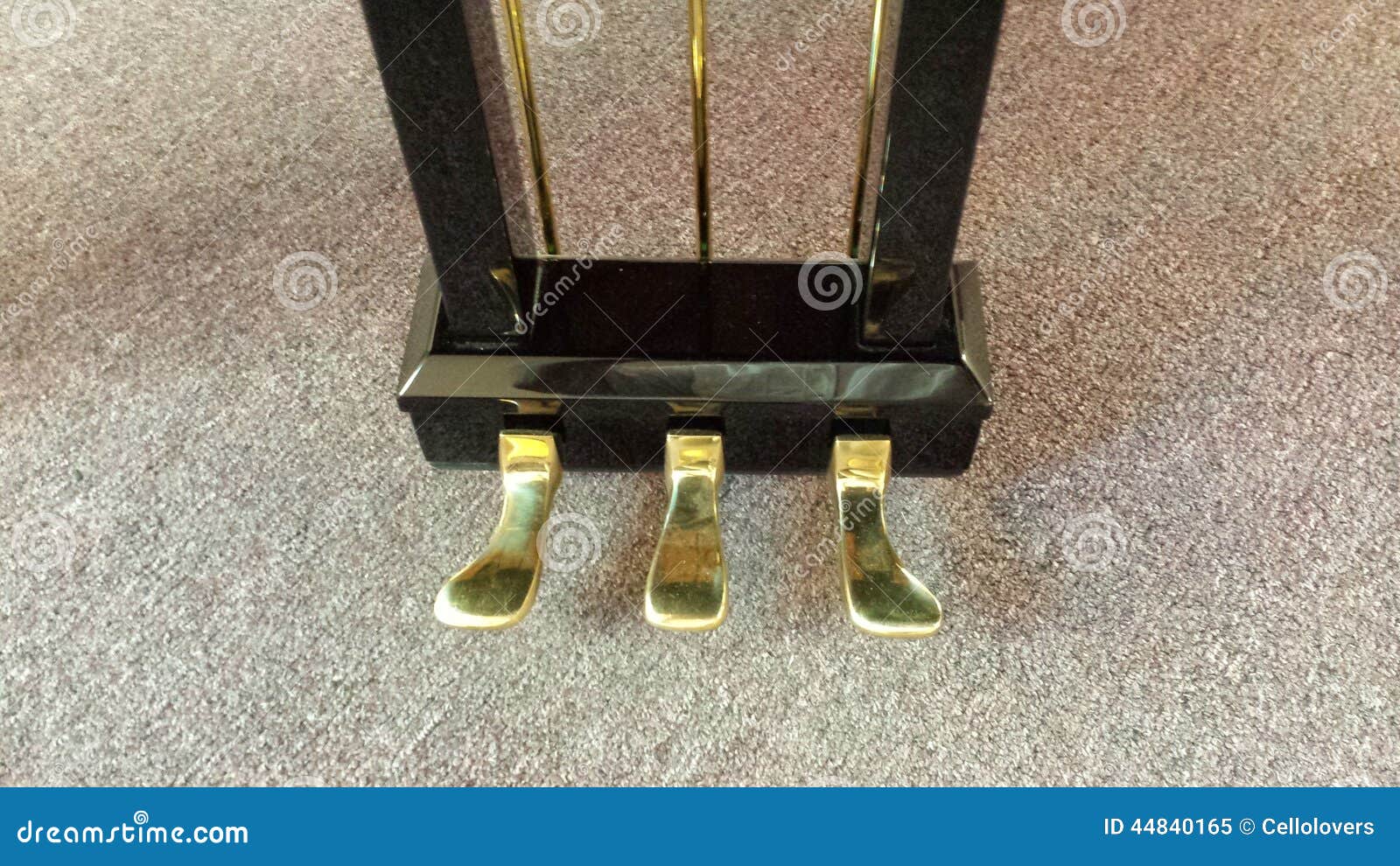 Set 3 Pedali Per Pianoforte Verticale | Metallico | Compatibile Digitale | Casa E Studio - Foto 2